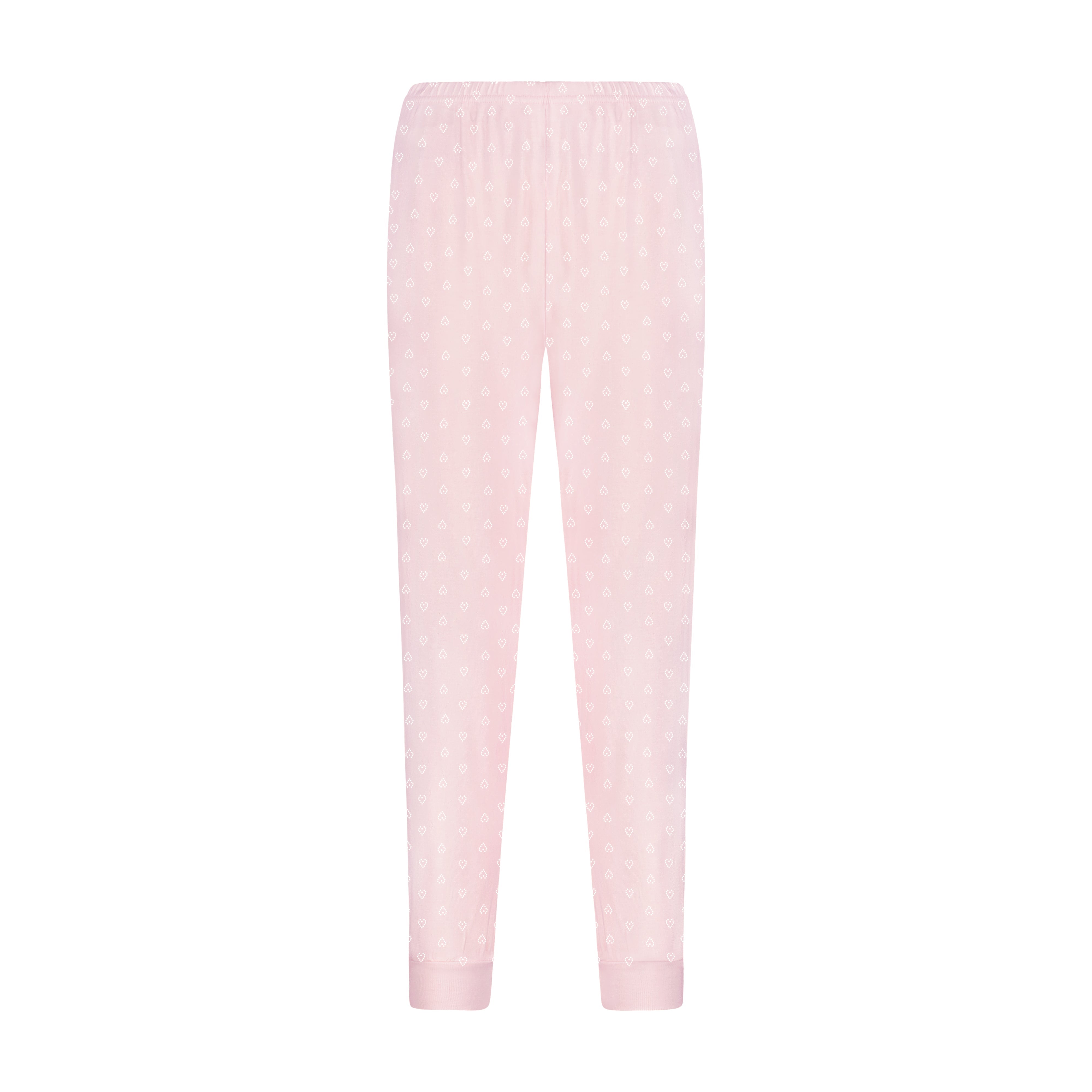 Sarah Jogger - Ballet Pink Hearts Pointelle