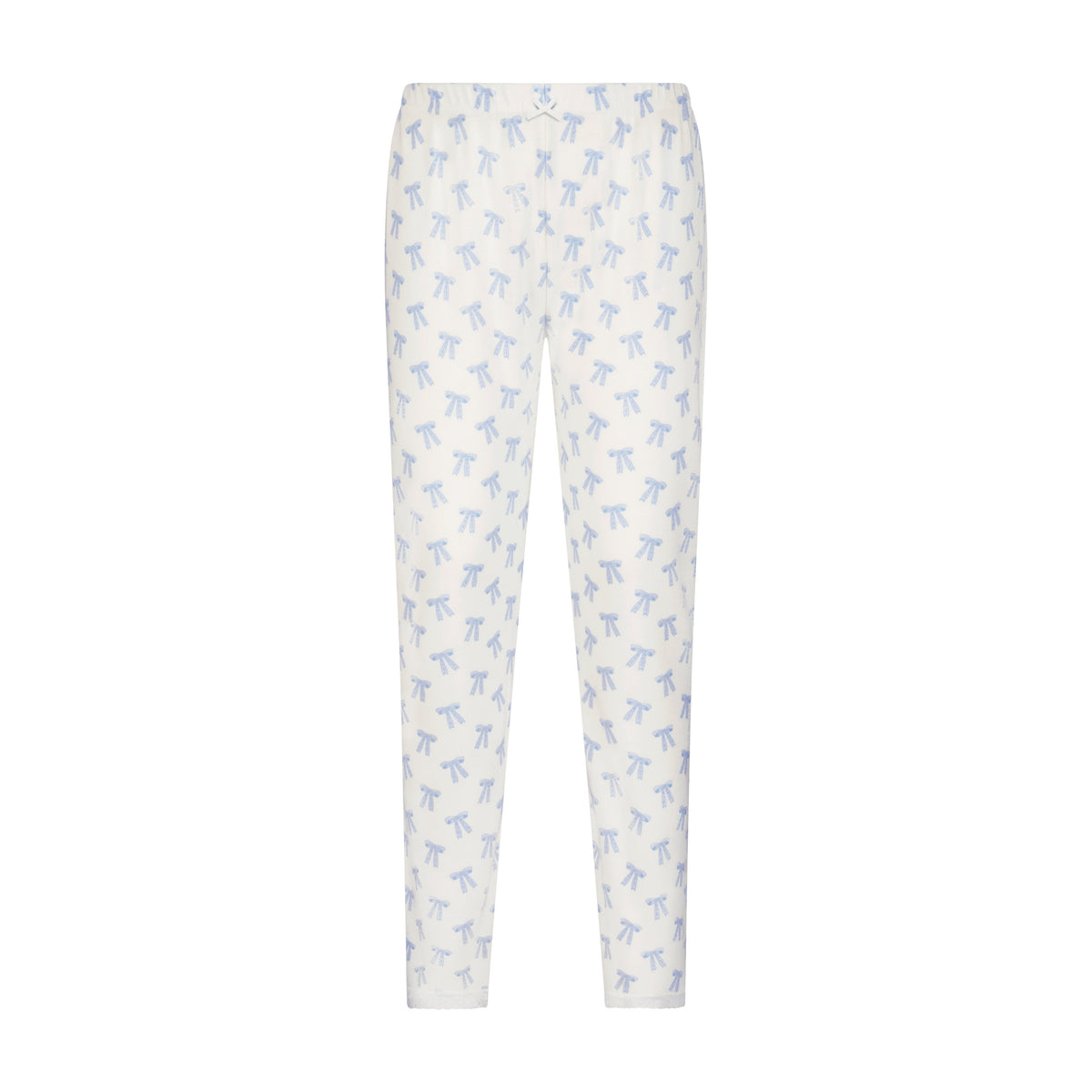 Girls & Baby Vivi Classic Long Sleeve Tee & Nina Pant Set - Blue Forever Love Bow Print