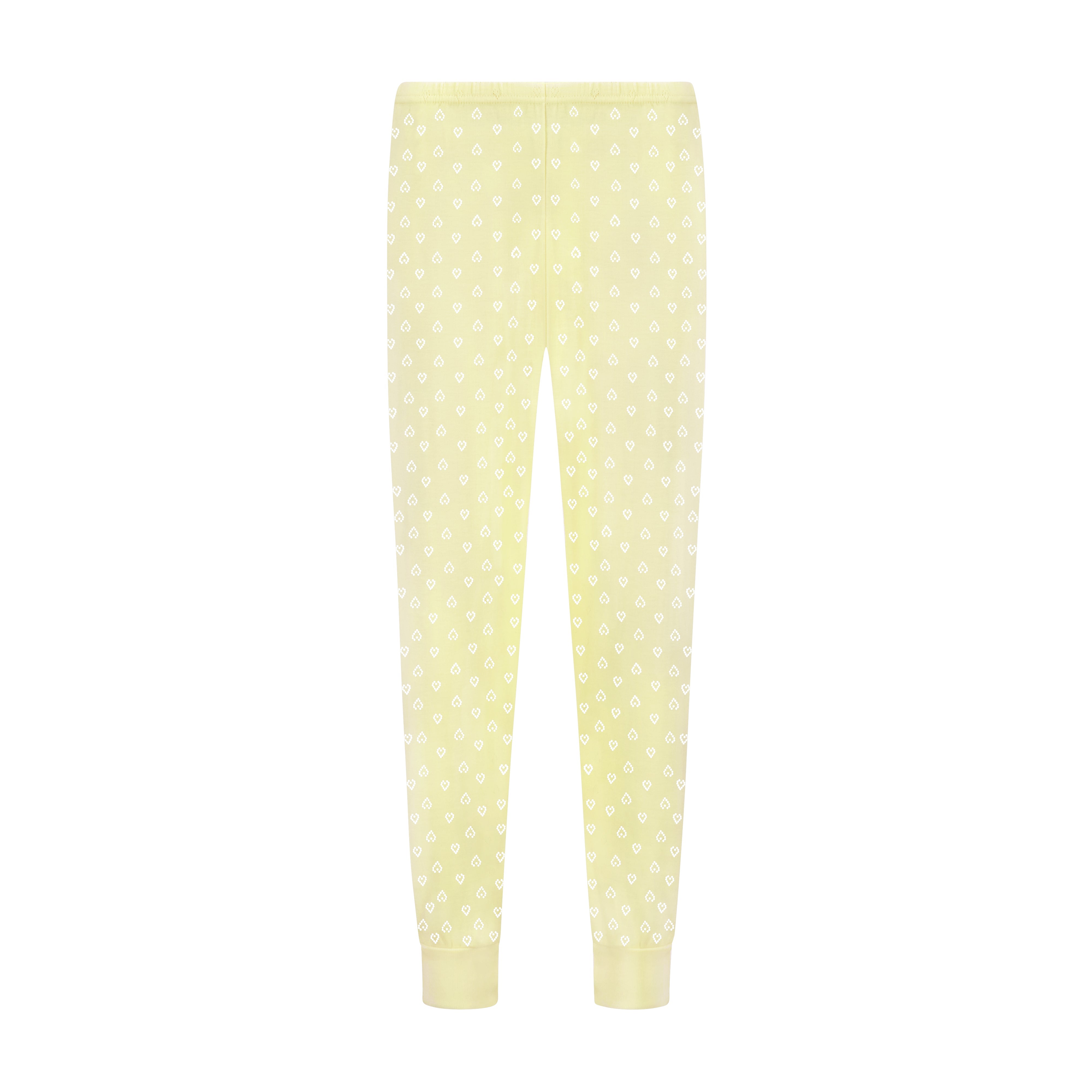 Sarah Jogger - Lemon Hearts Pointelle