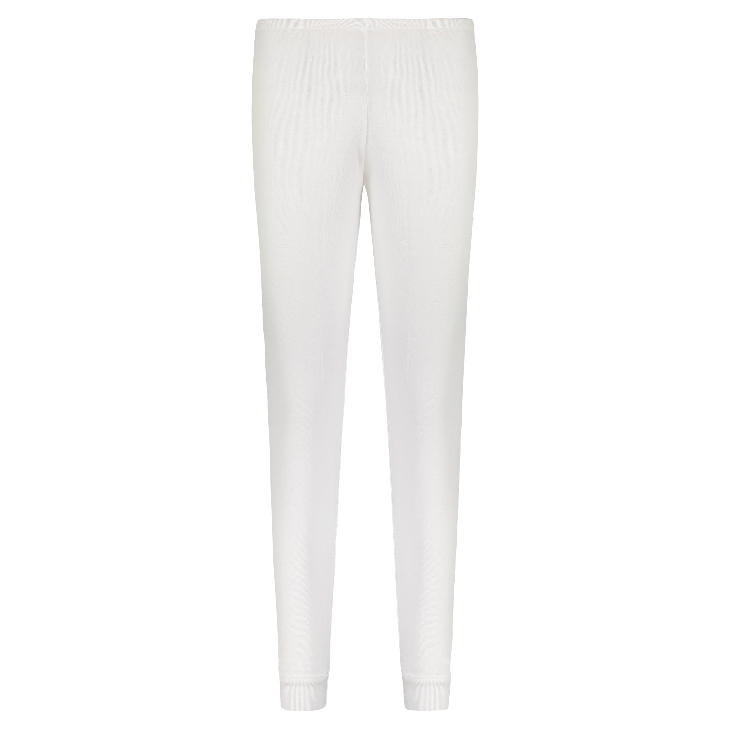 Jogger Mid Rise - Pearl White Solid Knit