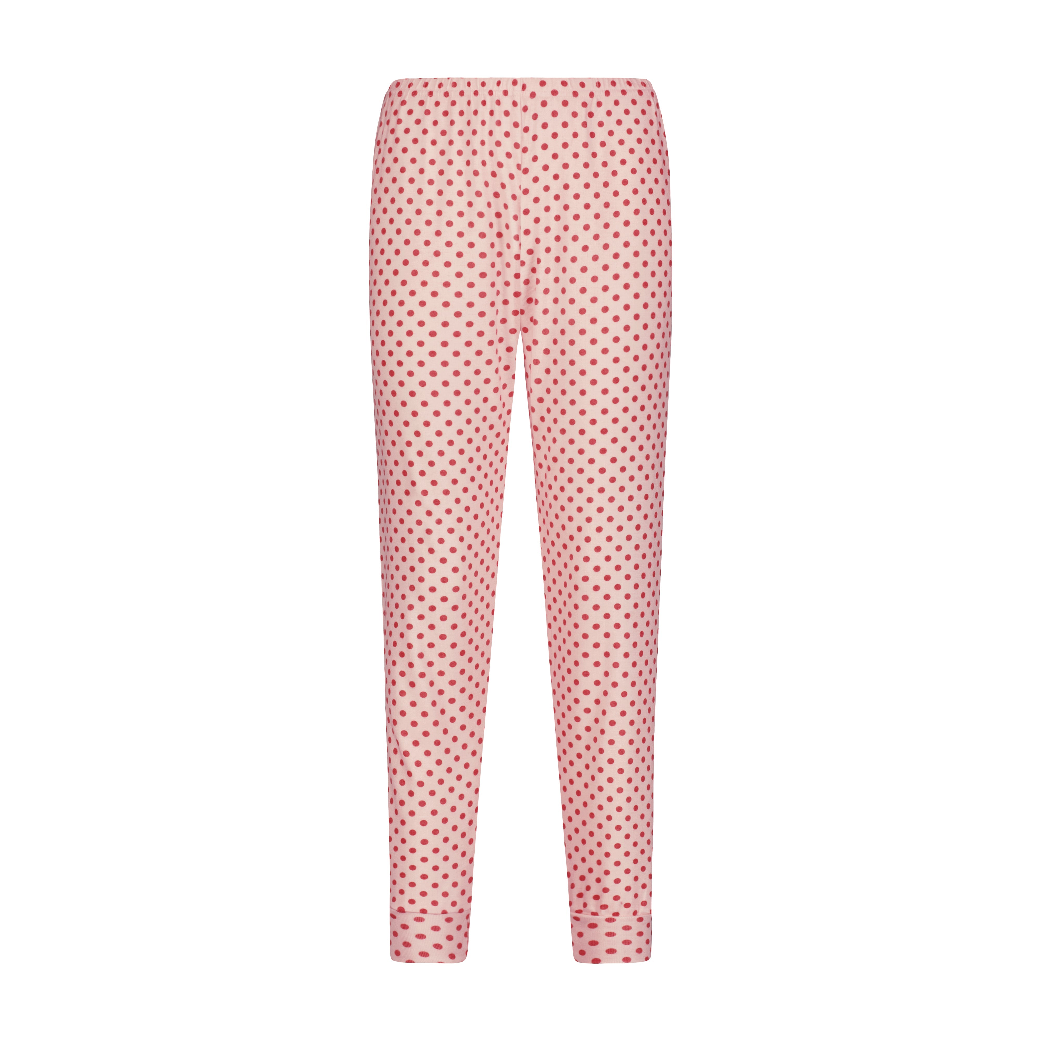 Sarah Jogger - Red Large Dot Print