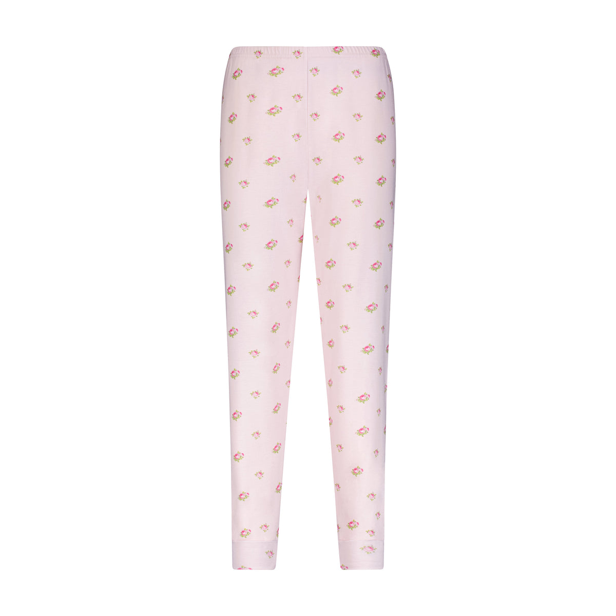 Sarah Classic Hi-Rise Jogger - Pink Vintage Rose Print