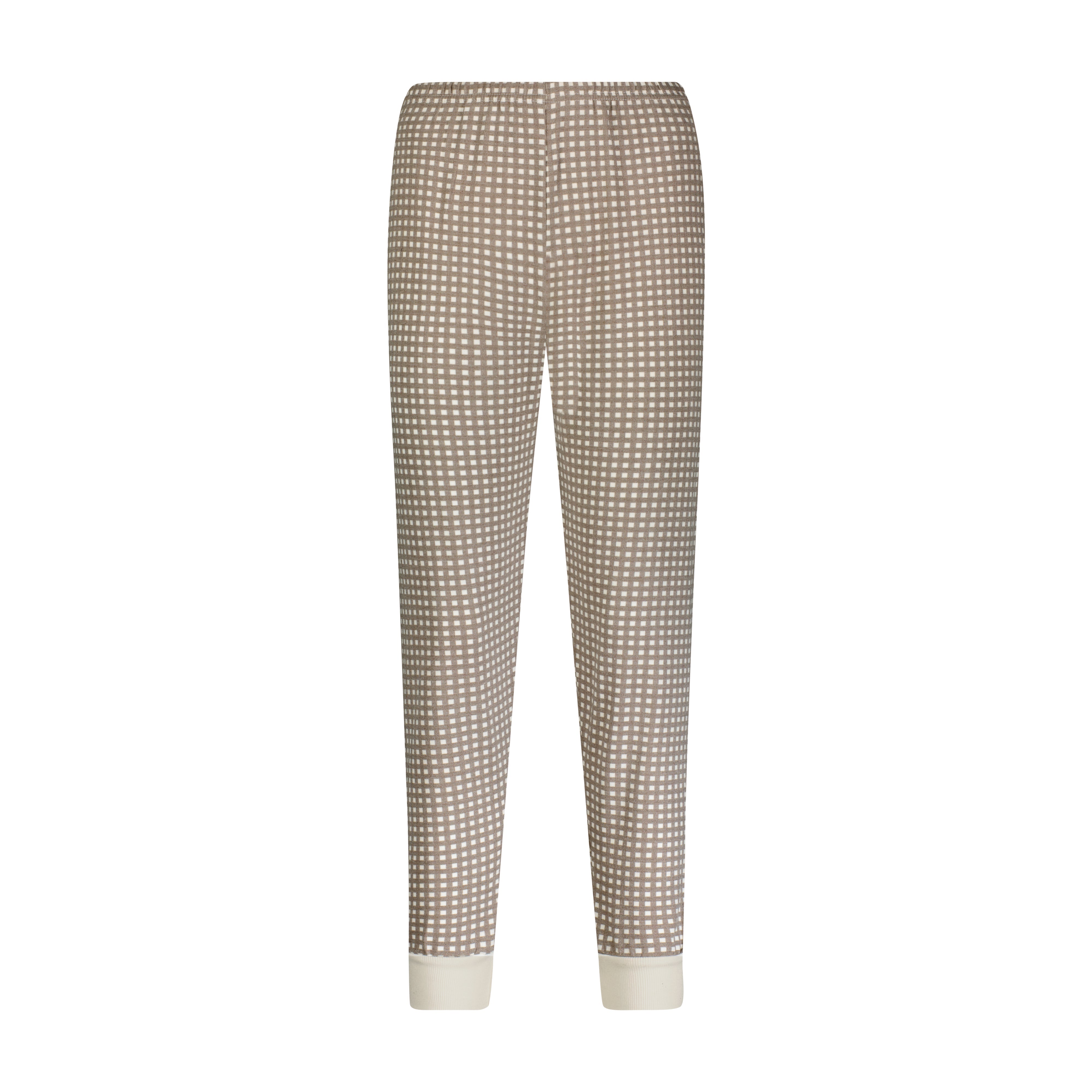 Sarah Jogger - Brown Gingham Print