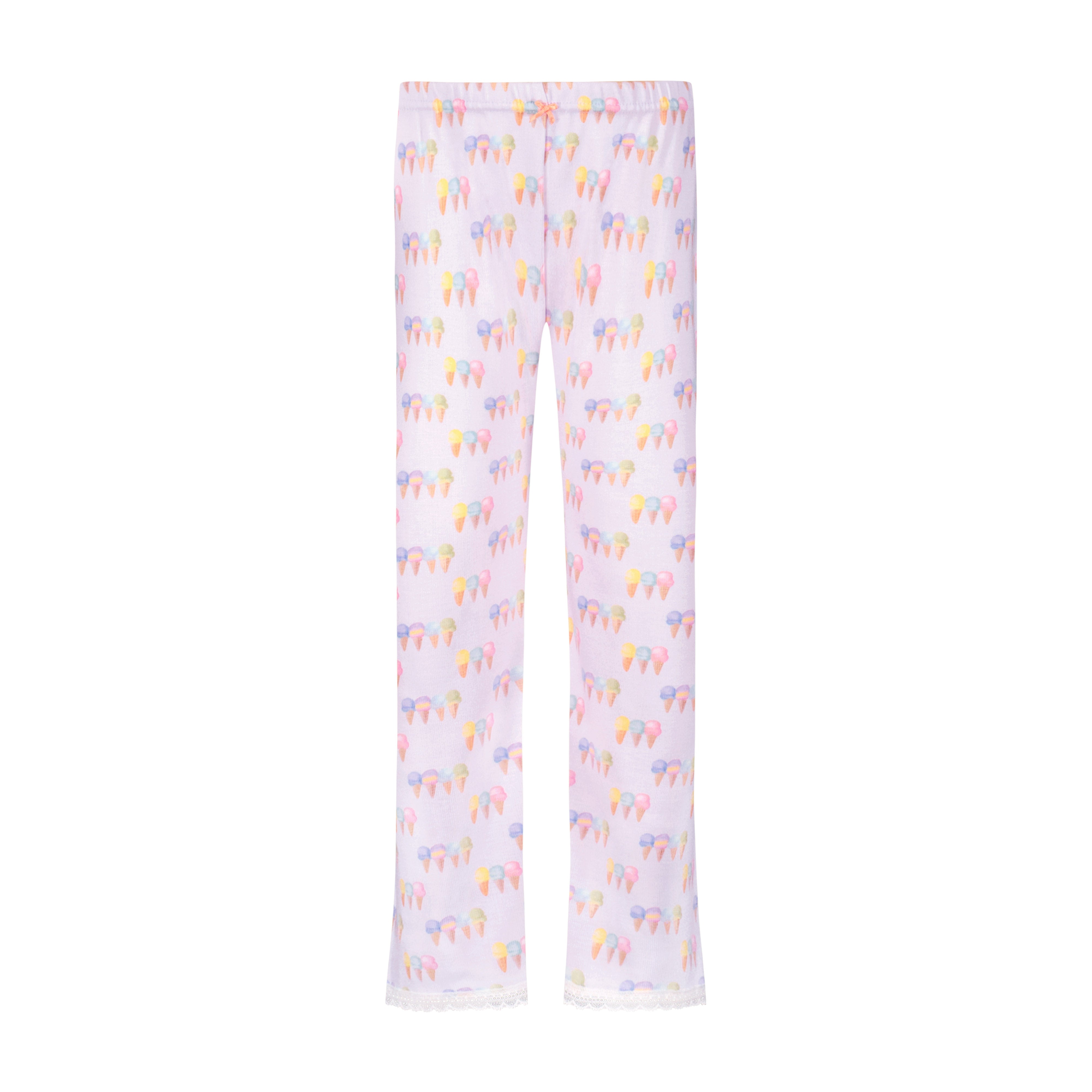 Girls Rachel Set Slouchy Top & Wide Leg Pant - Ice Cream Print
