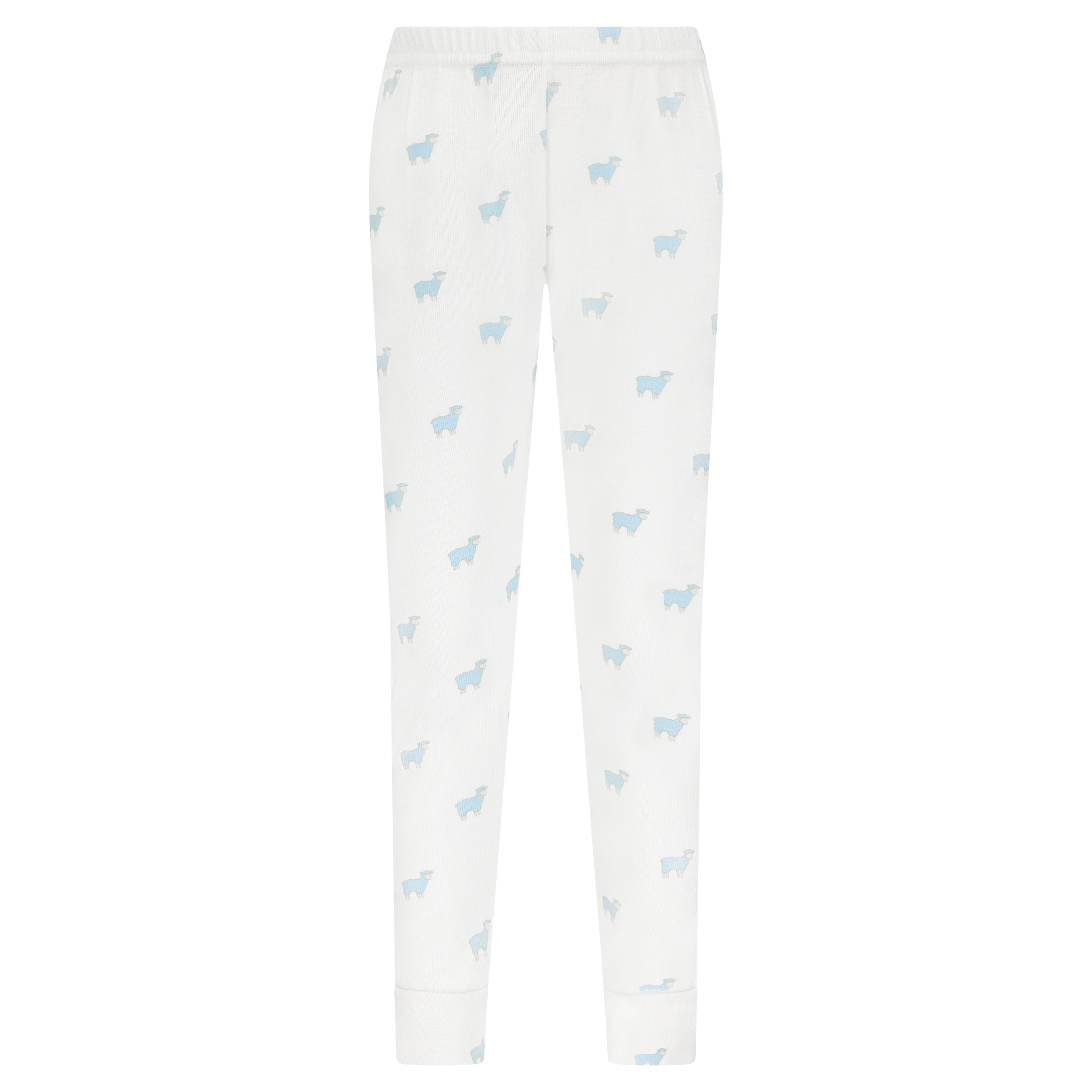 Baby Boys Set Crew LS & Pant - Blue Sheep Print