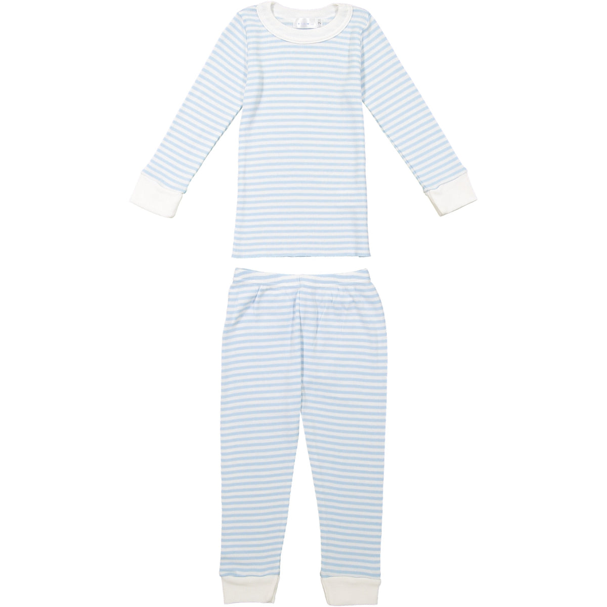 Boys & Baby Henry Classic Crew Long Sleeve Tee - Ocean Blue Sailor Stripe