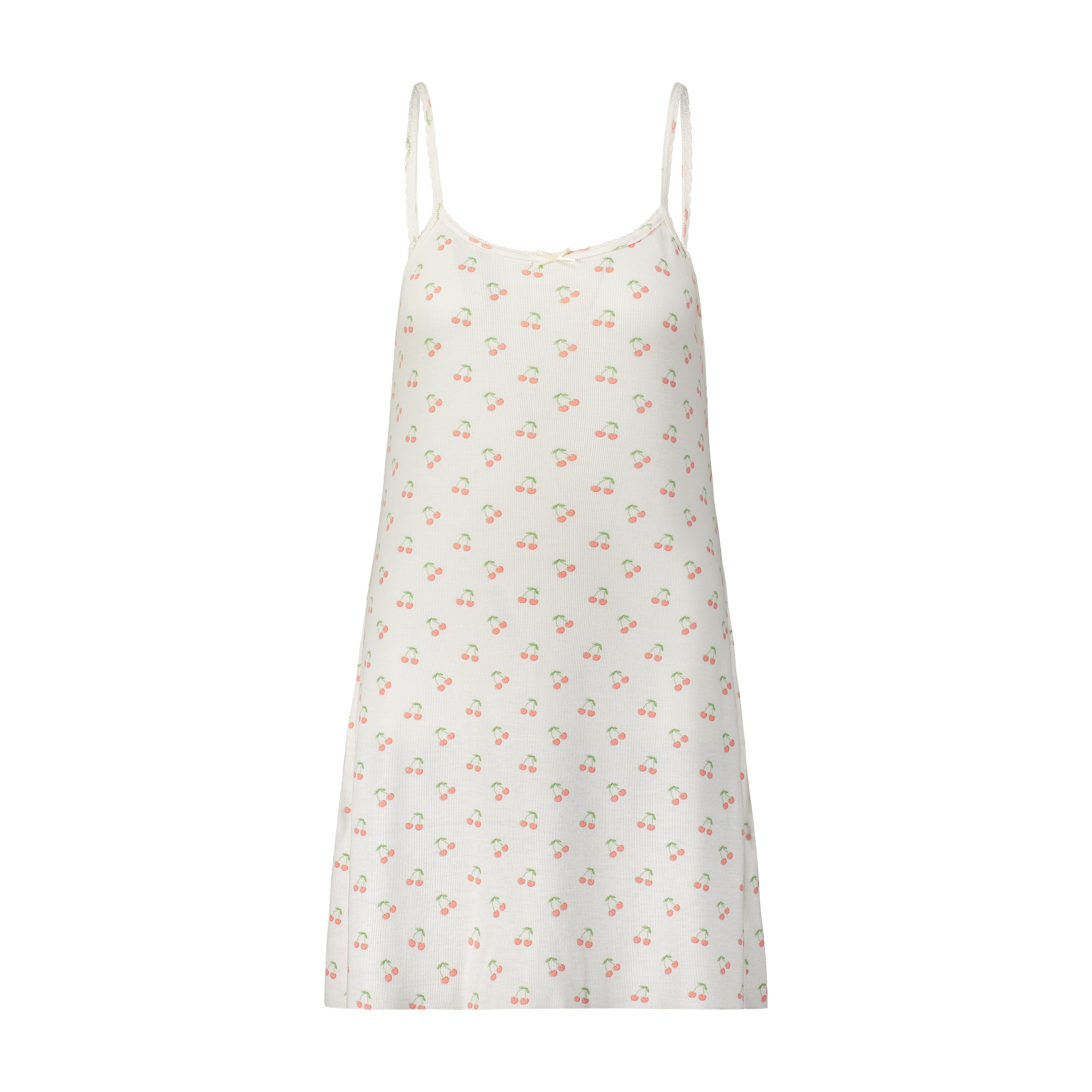 Scoop A Line Gown Cherry Print