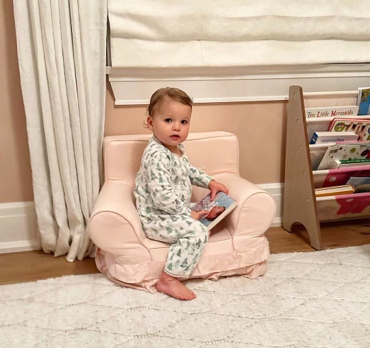 Girls & Baby Set Crew LS & Pant - Fir Tree Print