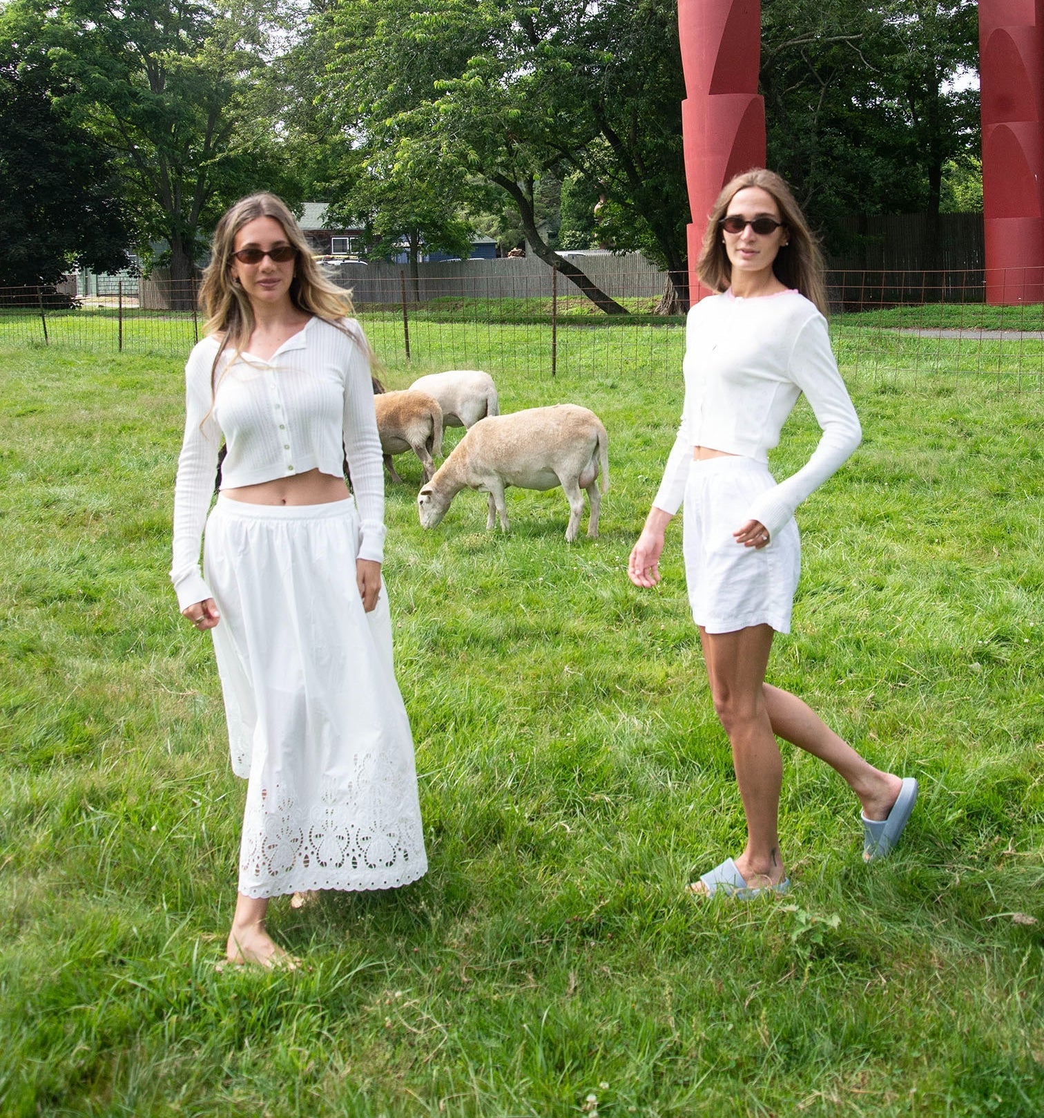 Cropped Cardigan - Ivory Windsor Pointelle