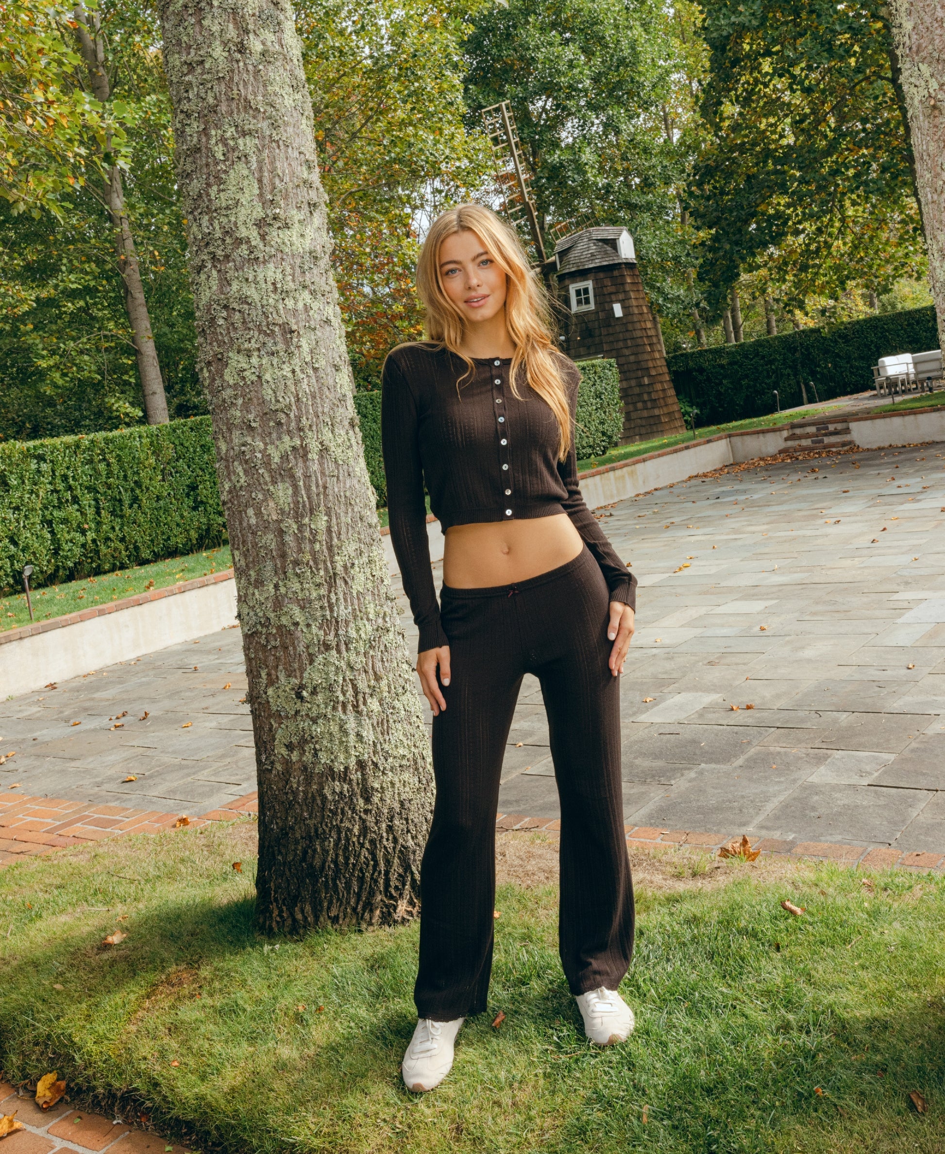 Brown Windsor Pointelle - Lookbook Photos