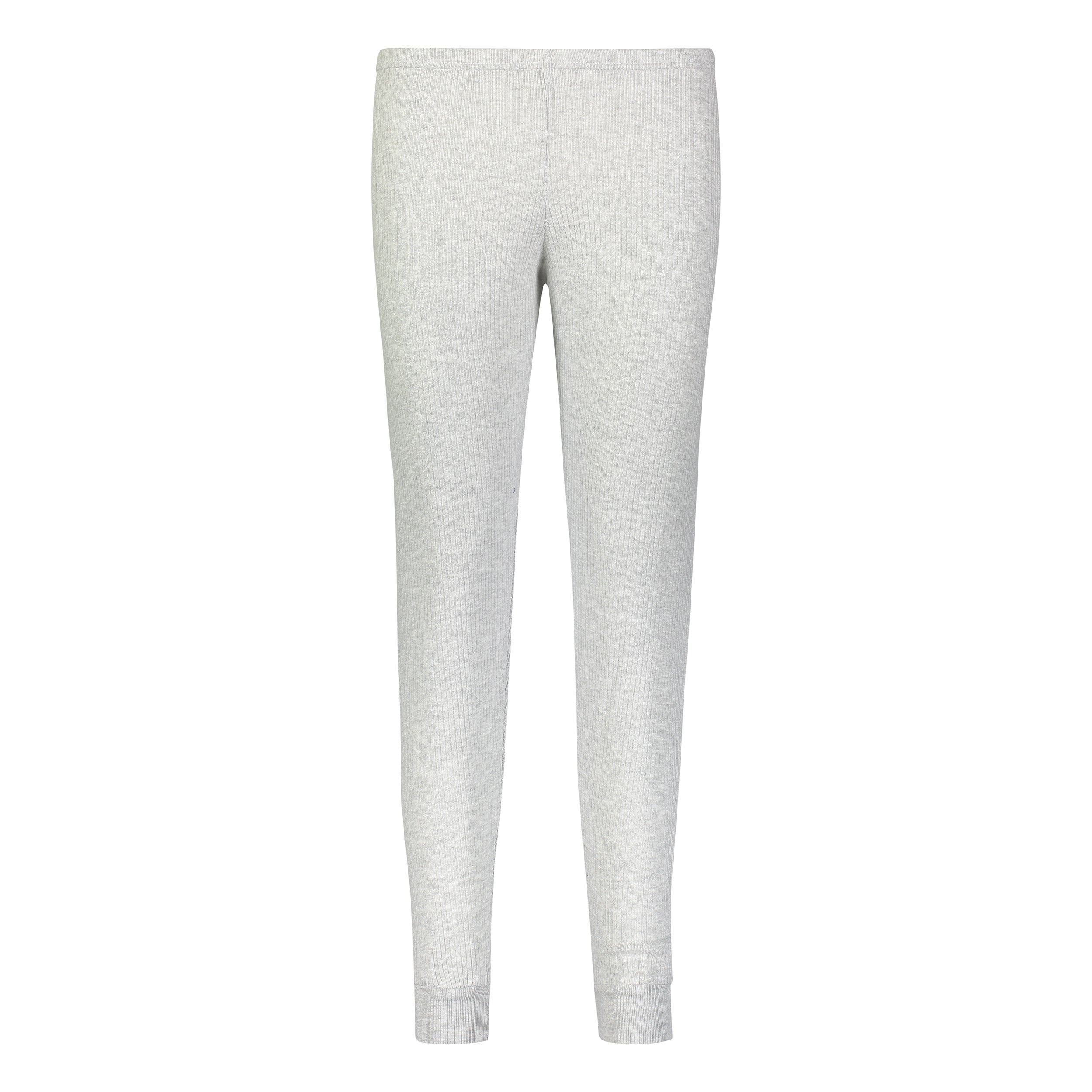 Sarah Jogger - Heather Grey Rib Knit