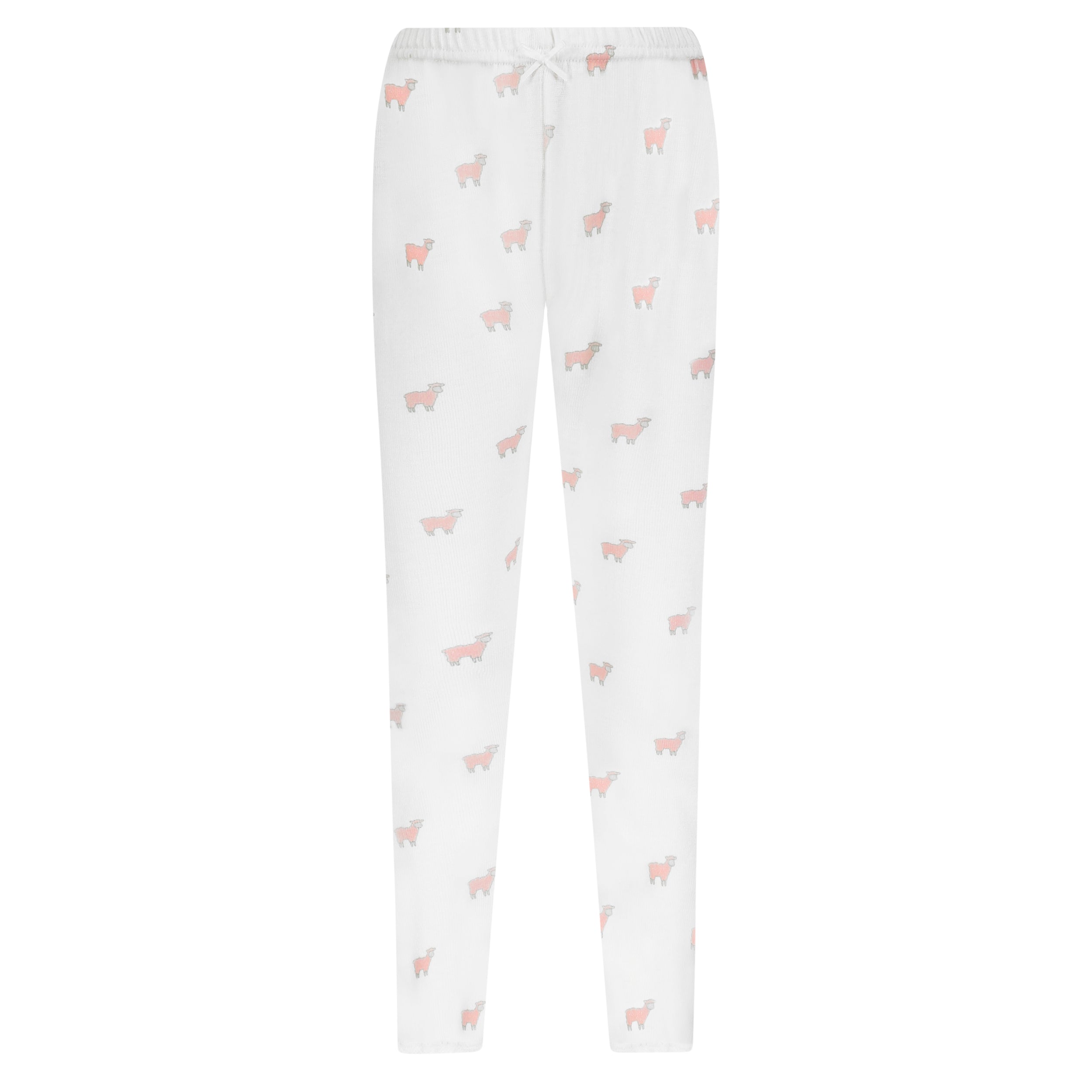 Baby Girls & Girls Classic Set Crew LS & Pant - Pink Sheep Print