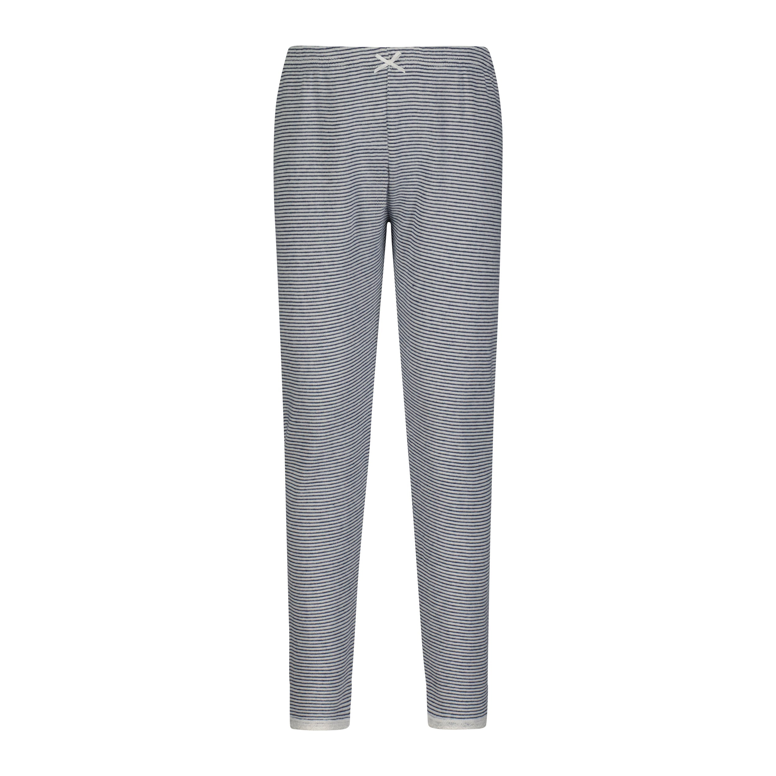 Girls Pant - Navy Skinny Stripe