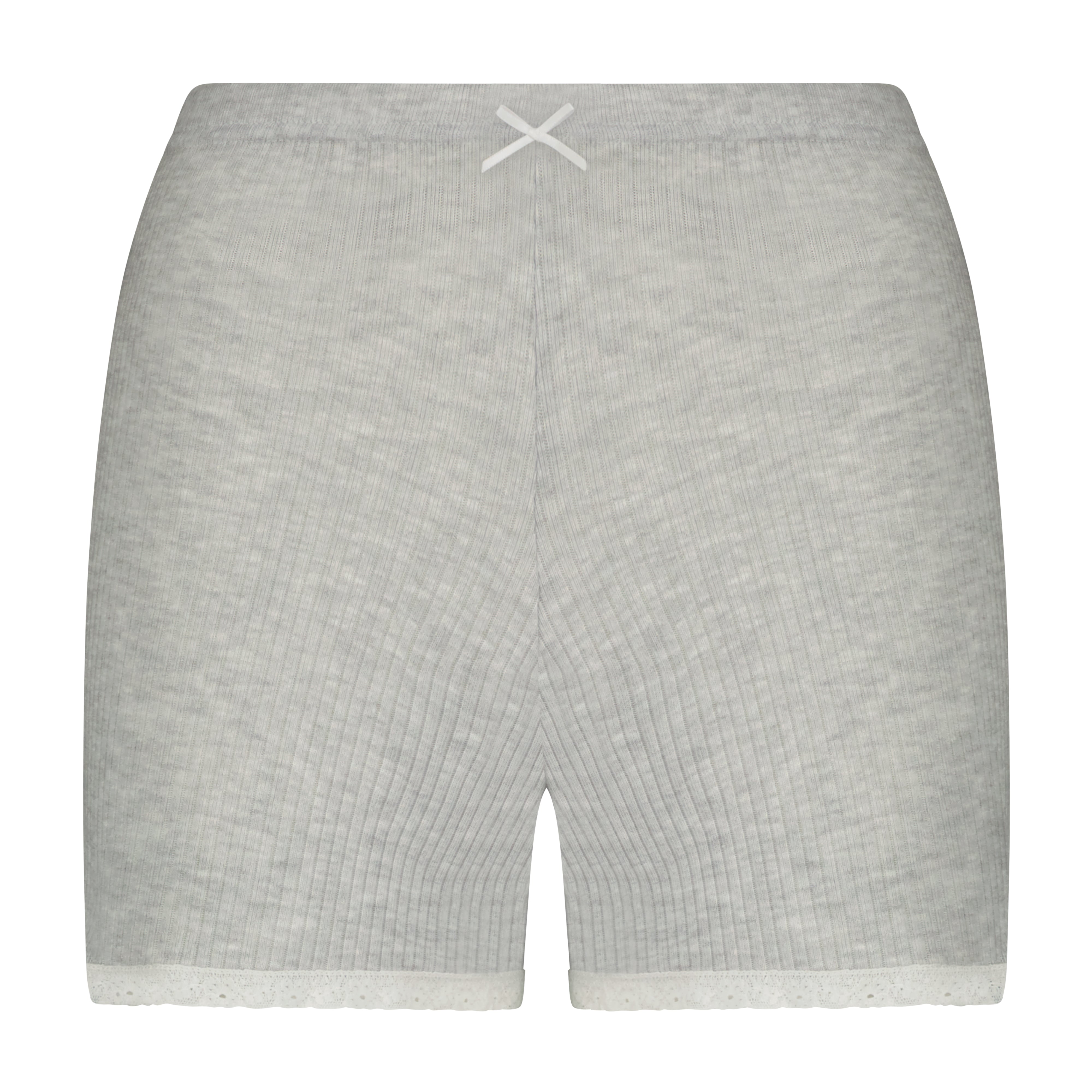 Long Short - Heather Grey Rib Knit