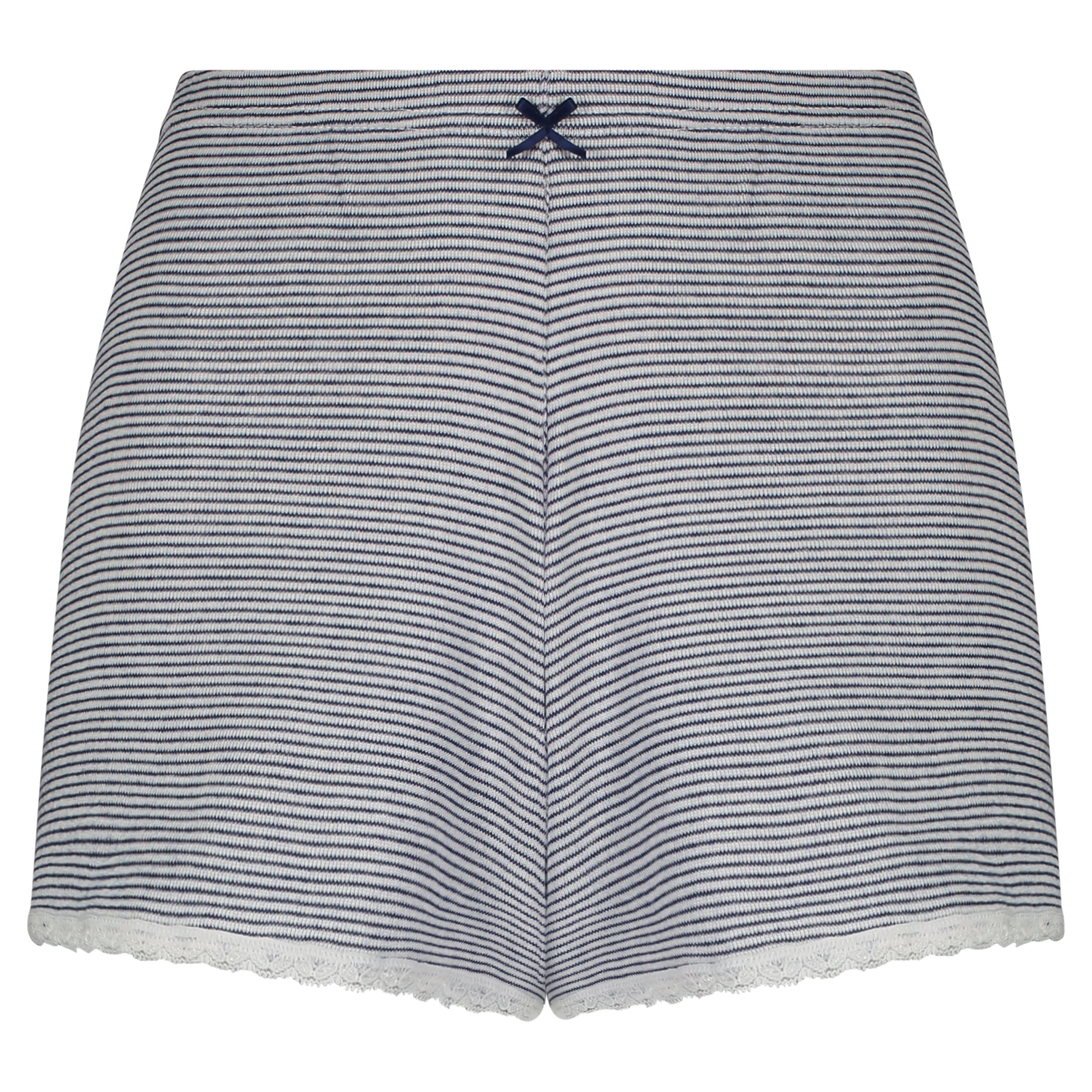 Long Short Hi Rise - Navy Skinny Stripe