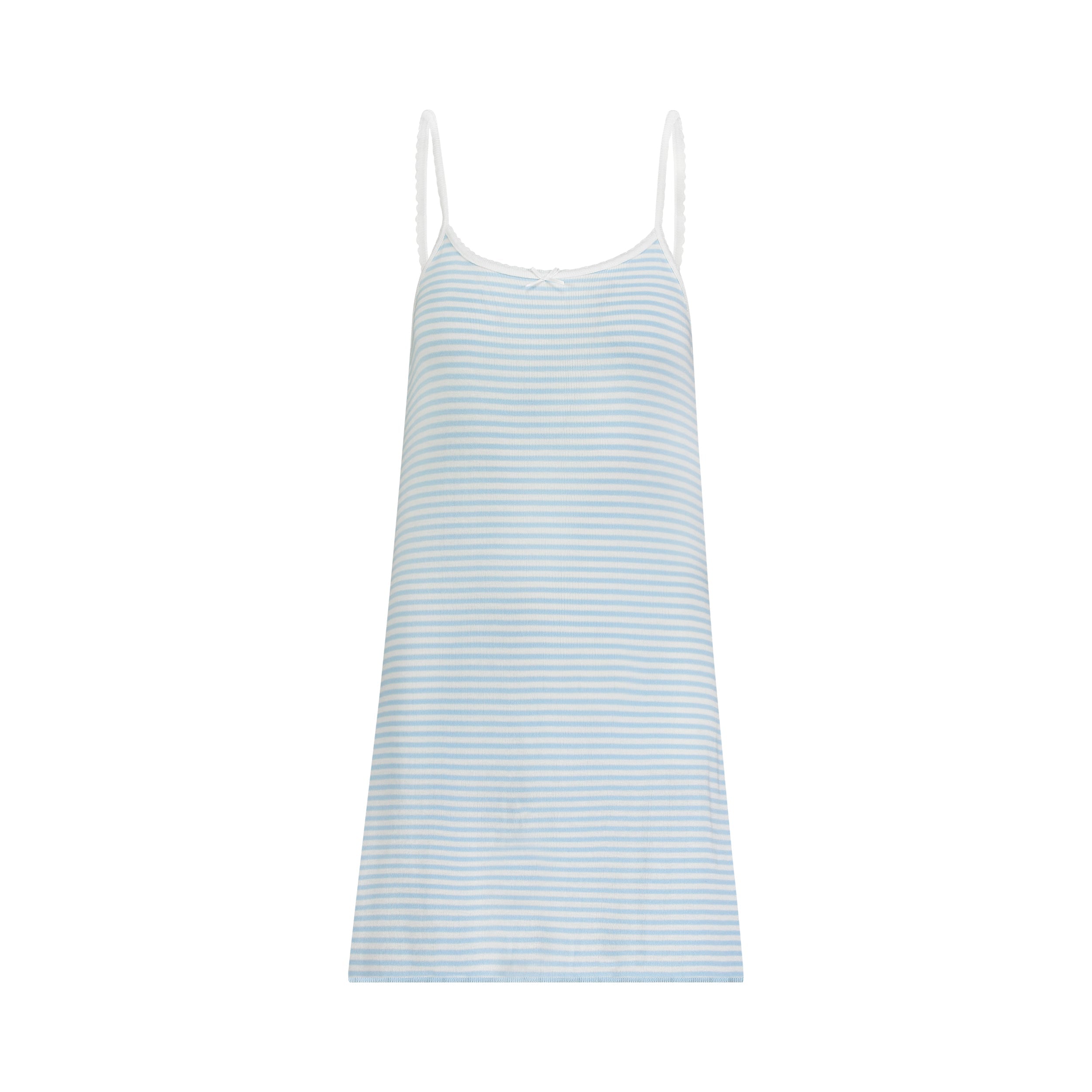 SCOOP A LINE GOWN Ocean Blue Sailor Stripe