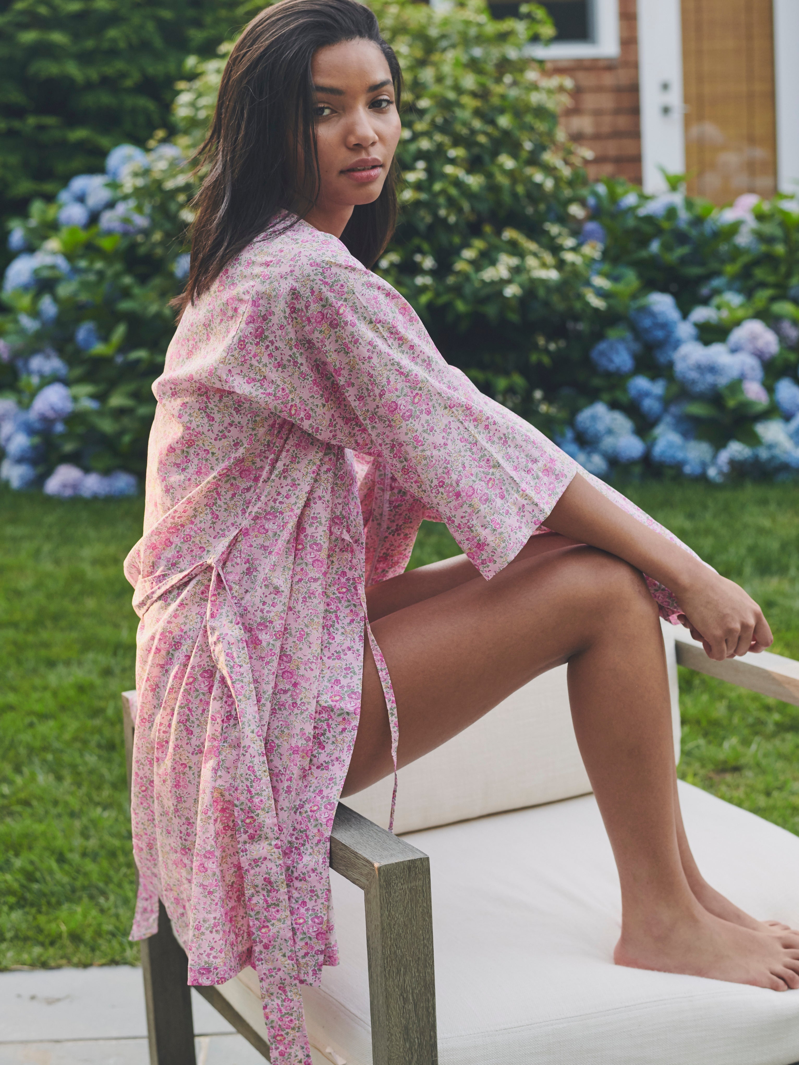 Liberty Kimono Robe - Floral # 11