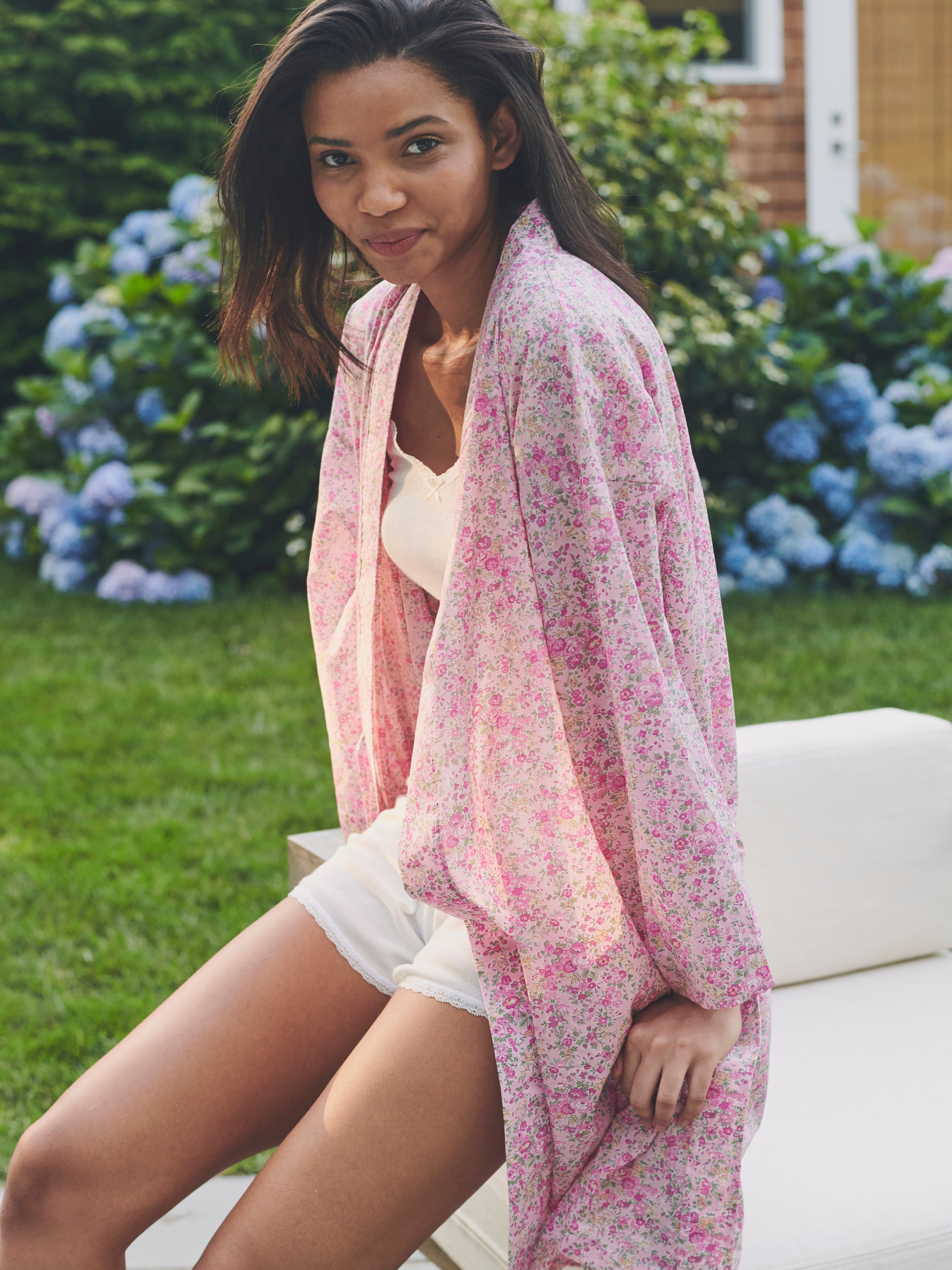 Liberty Kimono Robe - Floral # 11