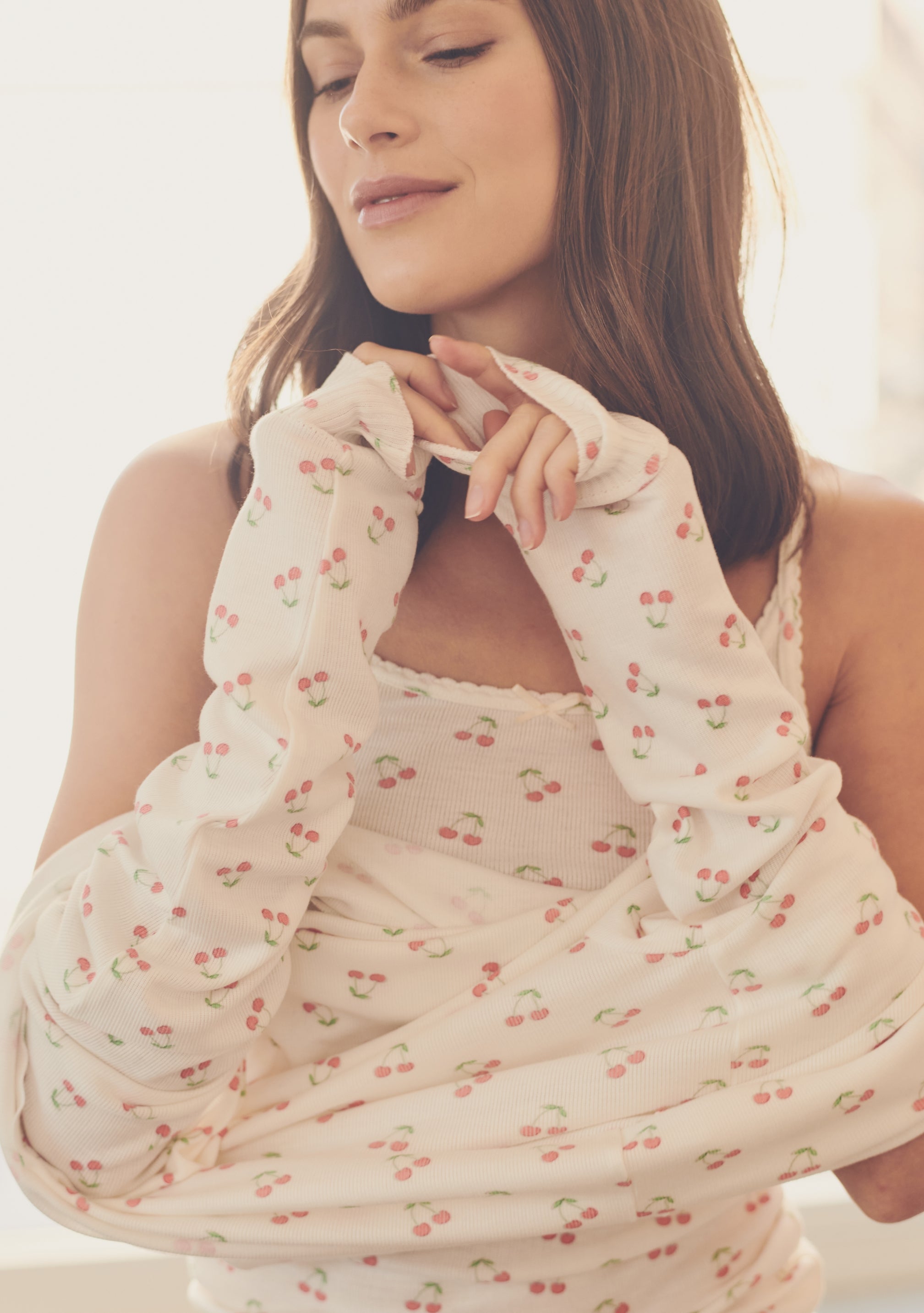 Cherry Print - Lookbook Photos