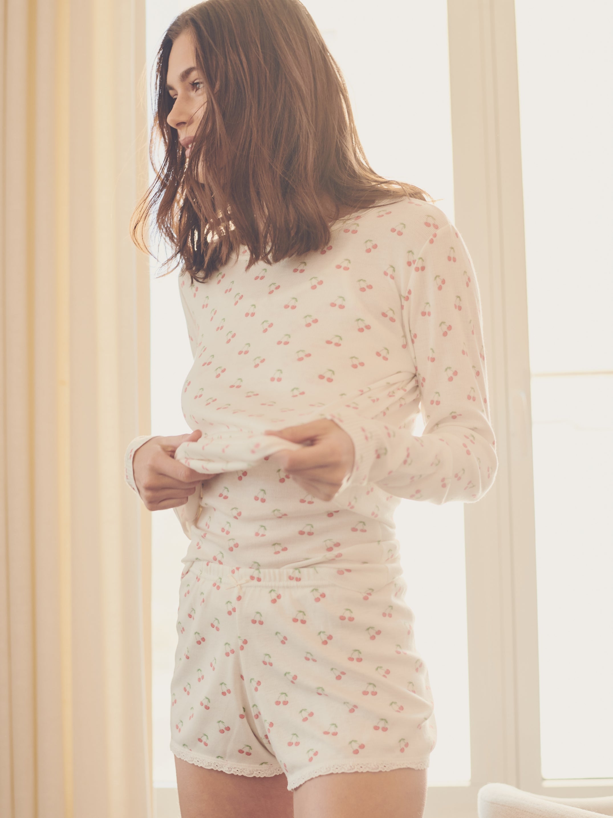 Cherry Print - Lookbook Photos