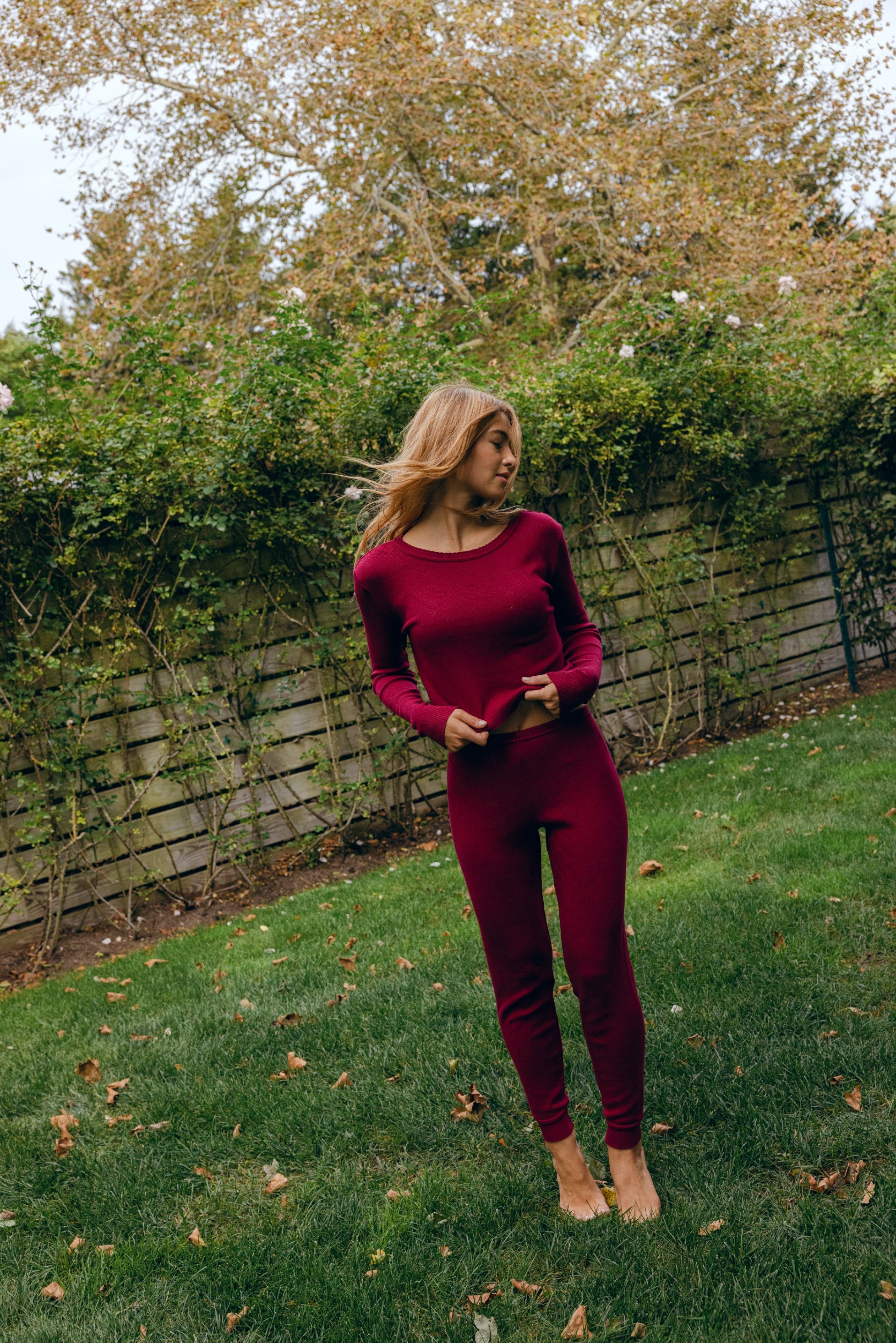 Mulberry Hearts Pointelle - Lookbook