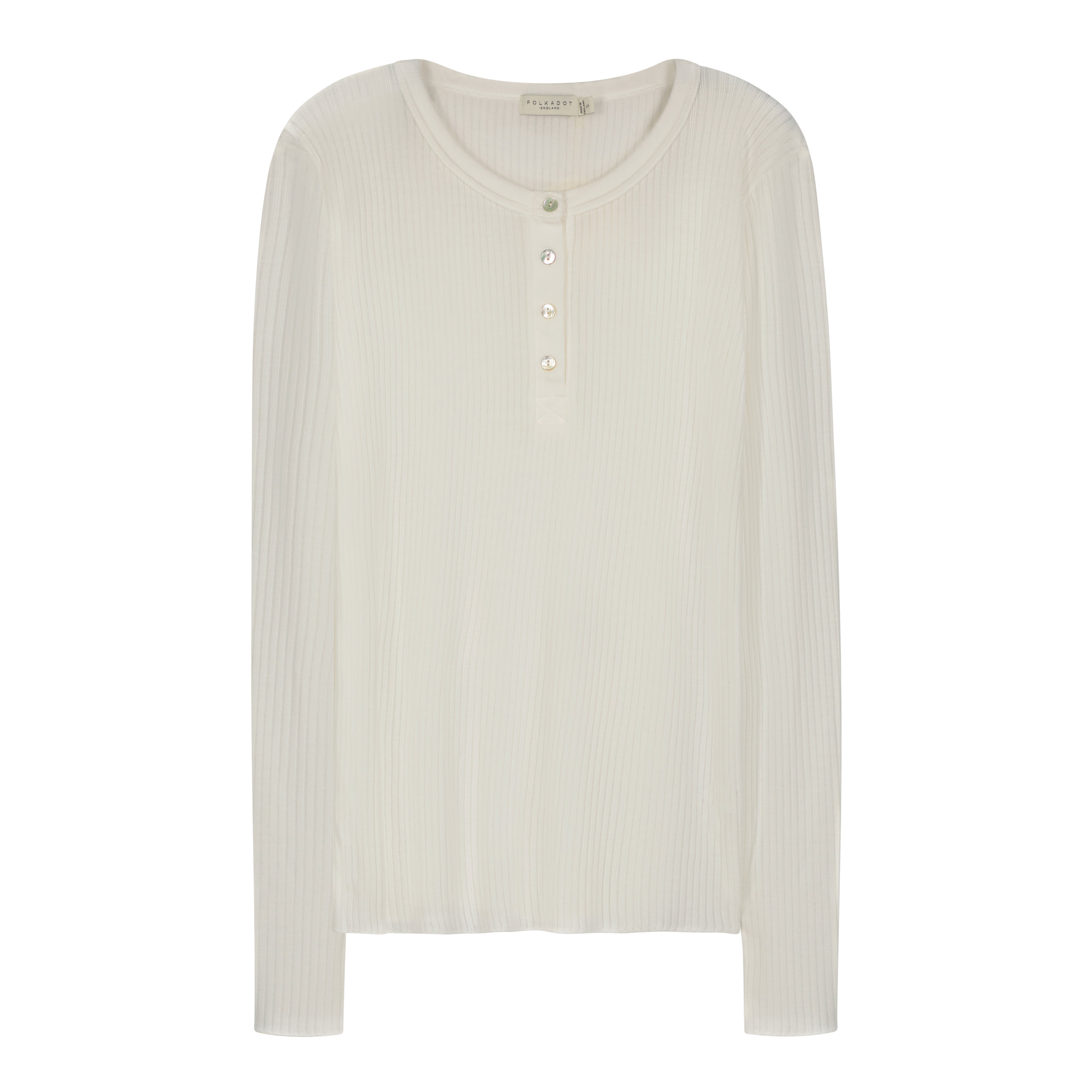 Mara Slouchy Rib Short Set - Cream Rib Knit