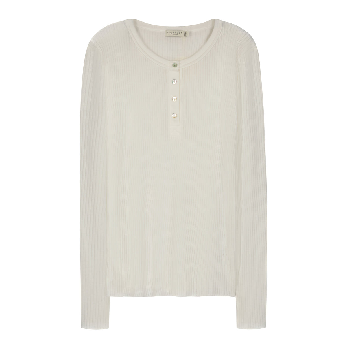 Mara Slouchy Rib Short Set - Cream Rib Knit