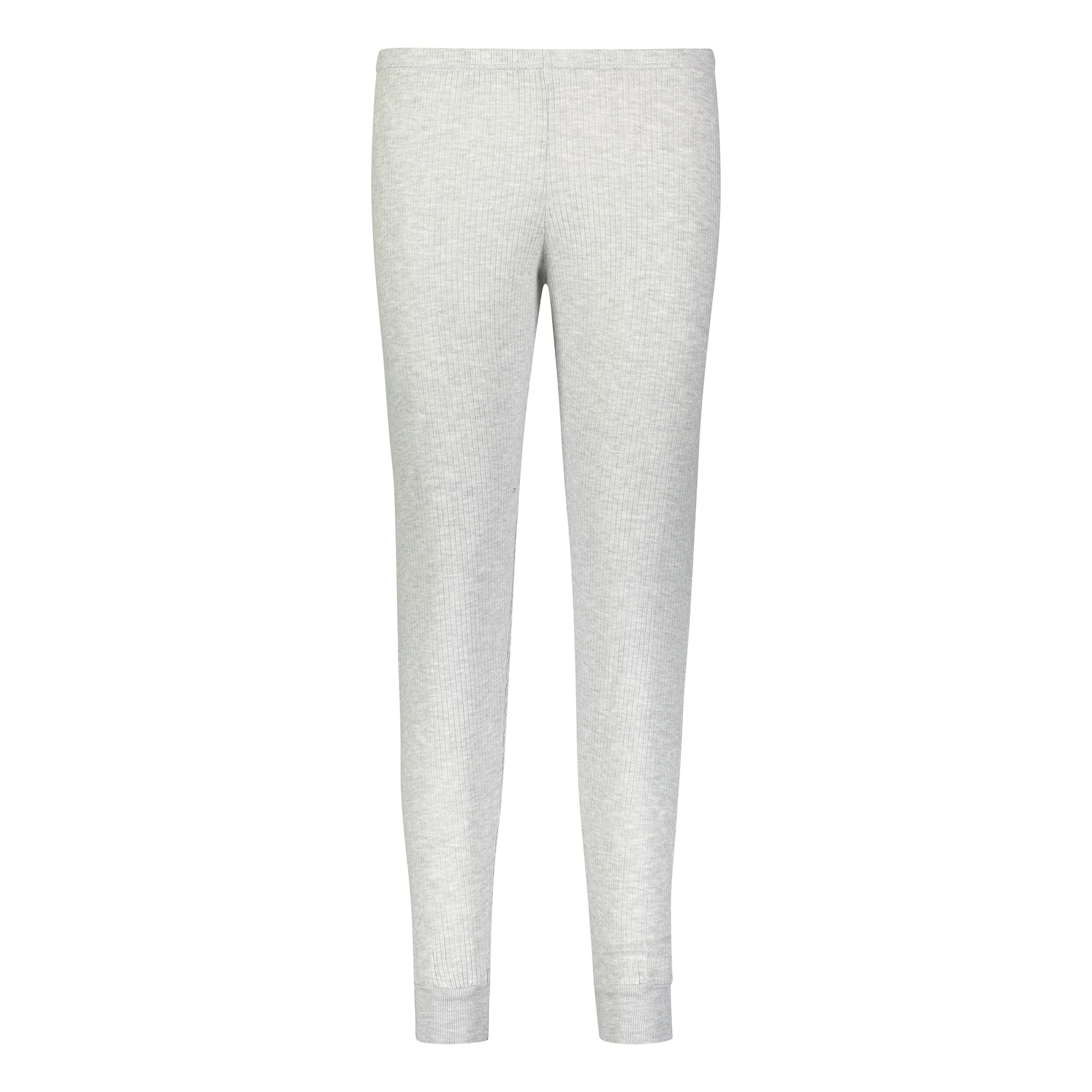 Jogger Mid Rise - Heather Grey Rib Knit