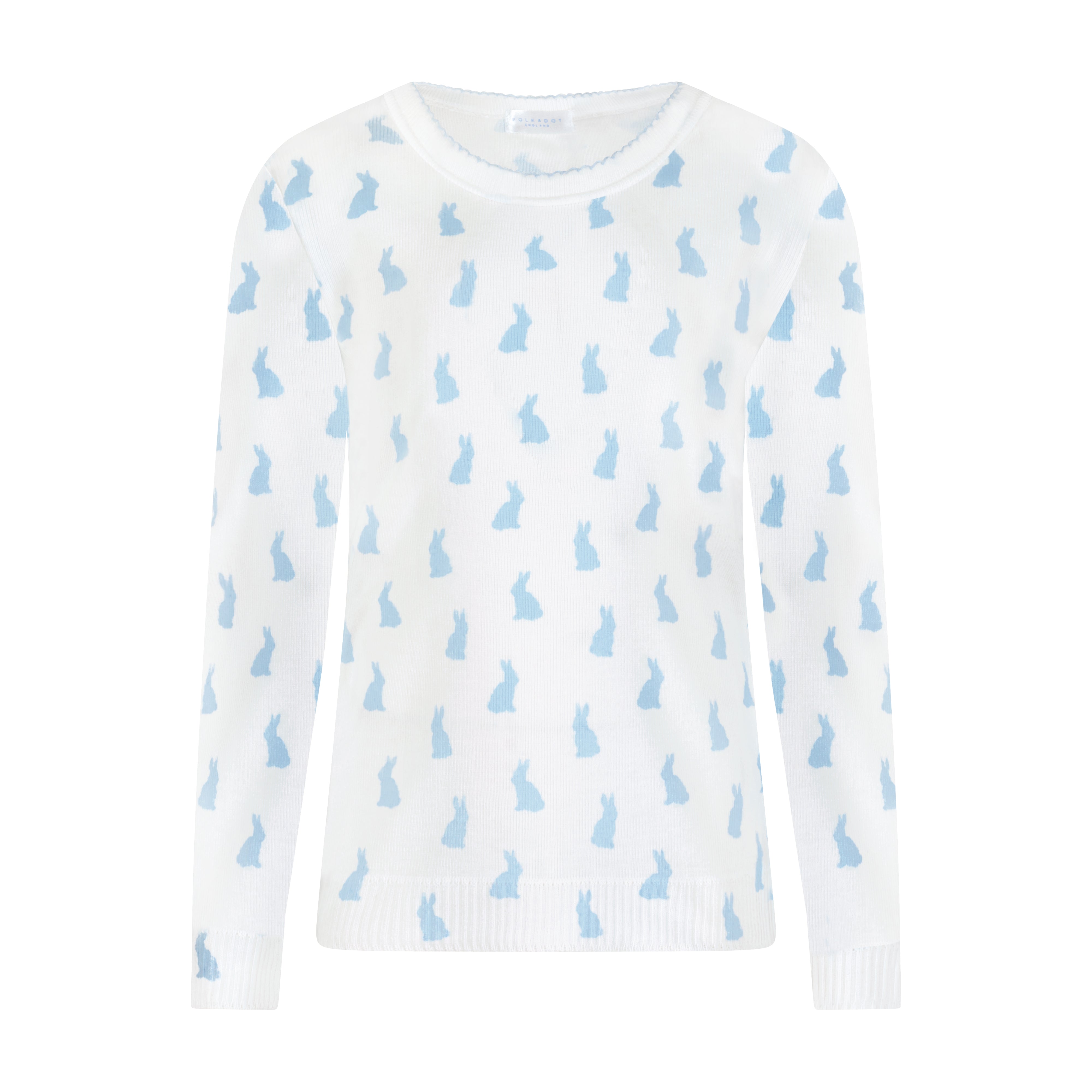 Boys Blue Bunny Print -New!