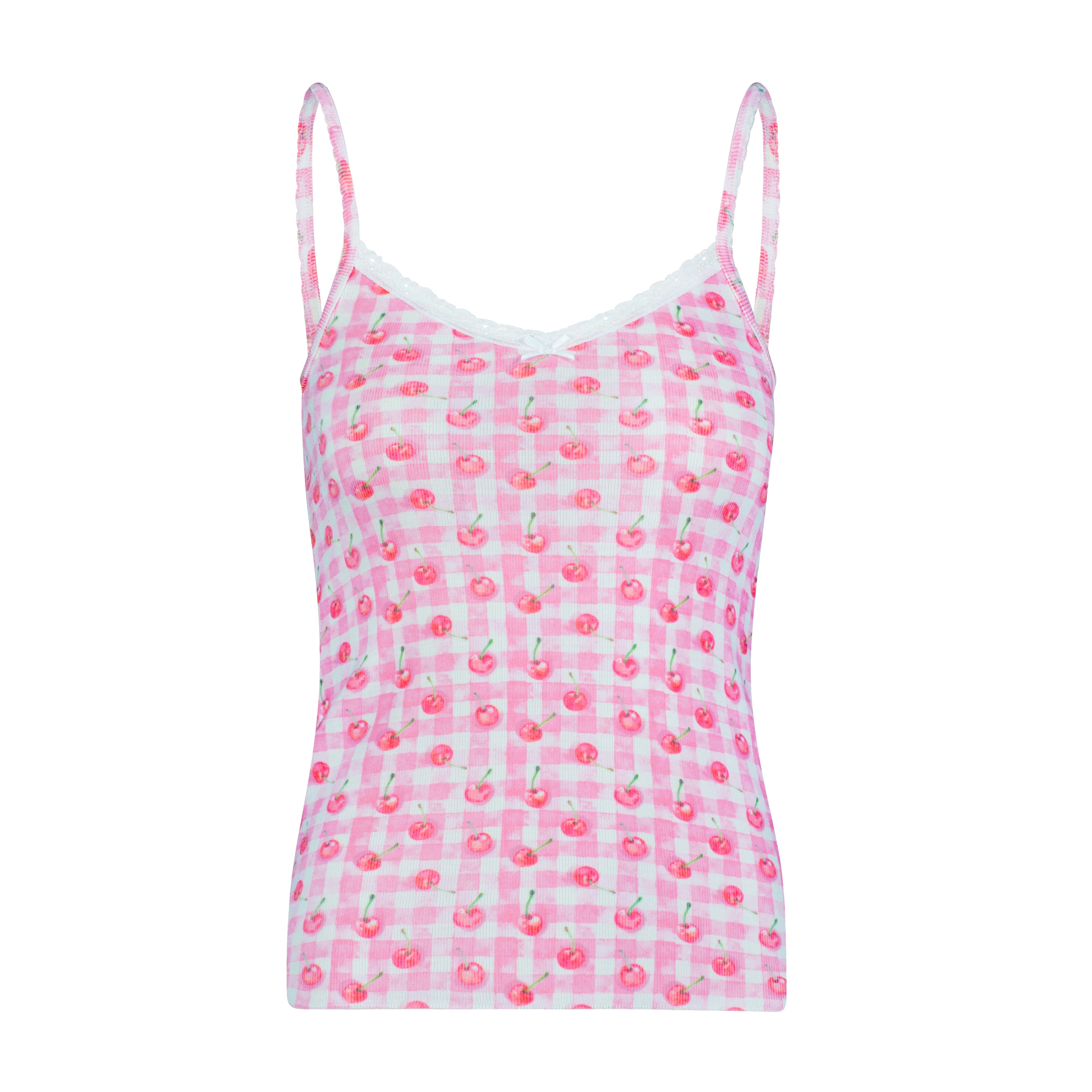 Cherry Gingham Print -New!