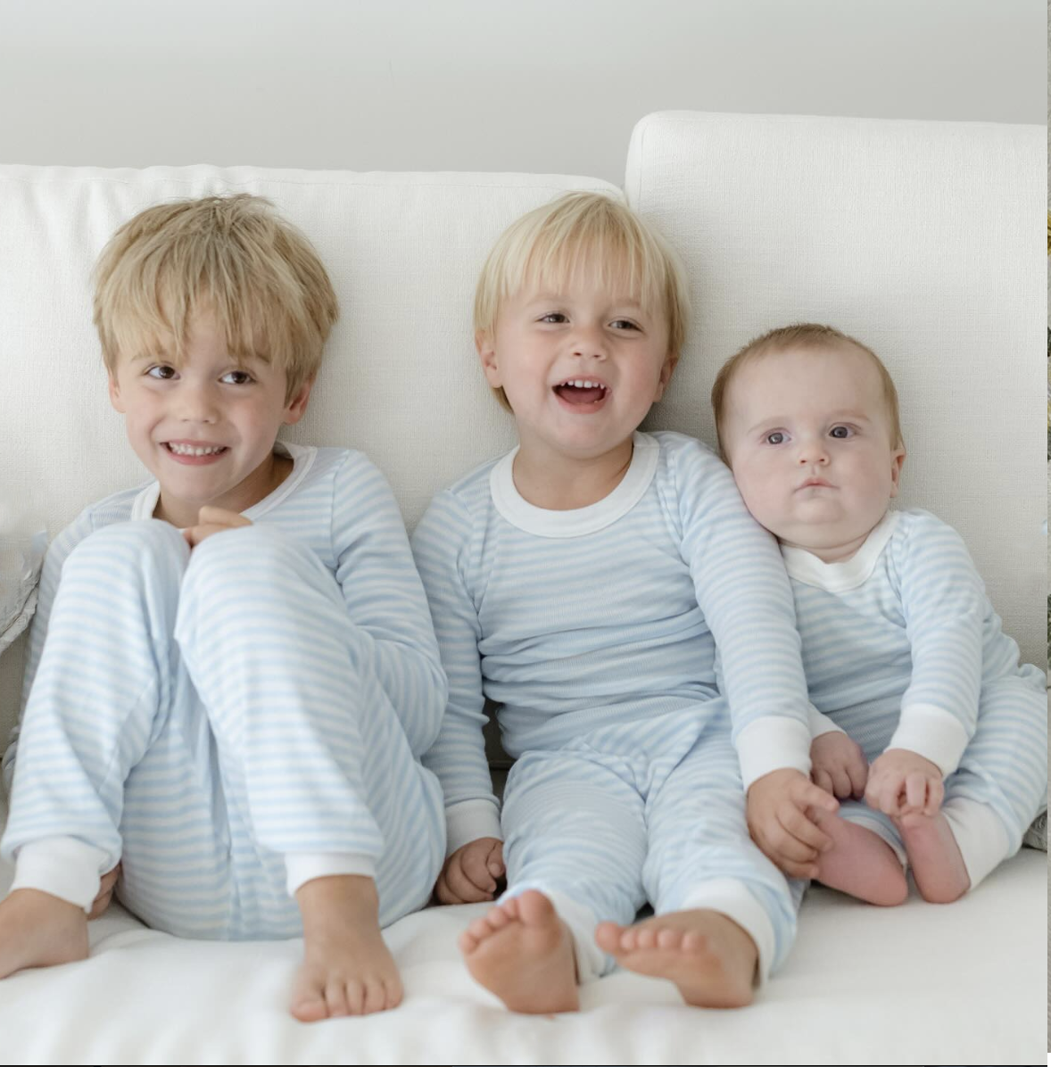 Boys & Baby Ocean Blue Sailor Stripe