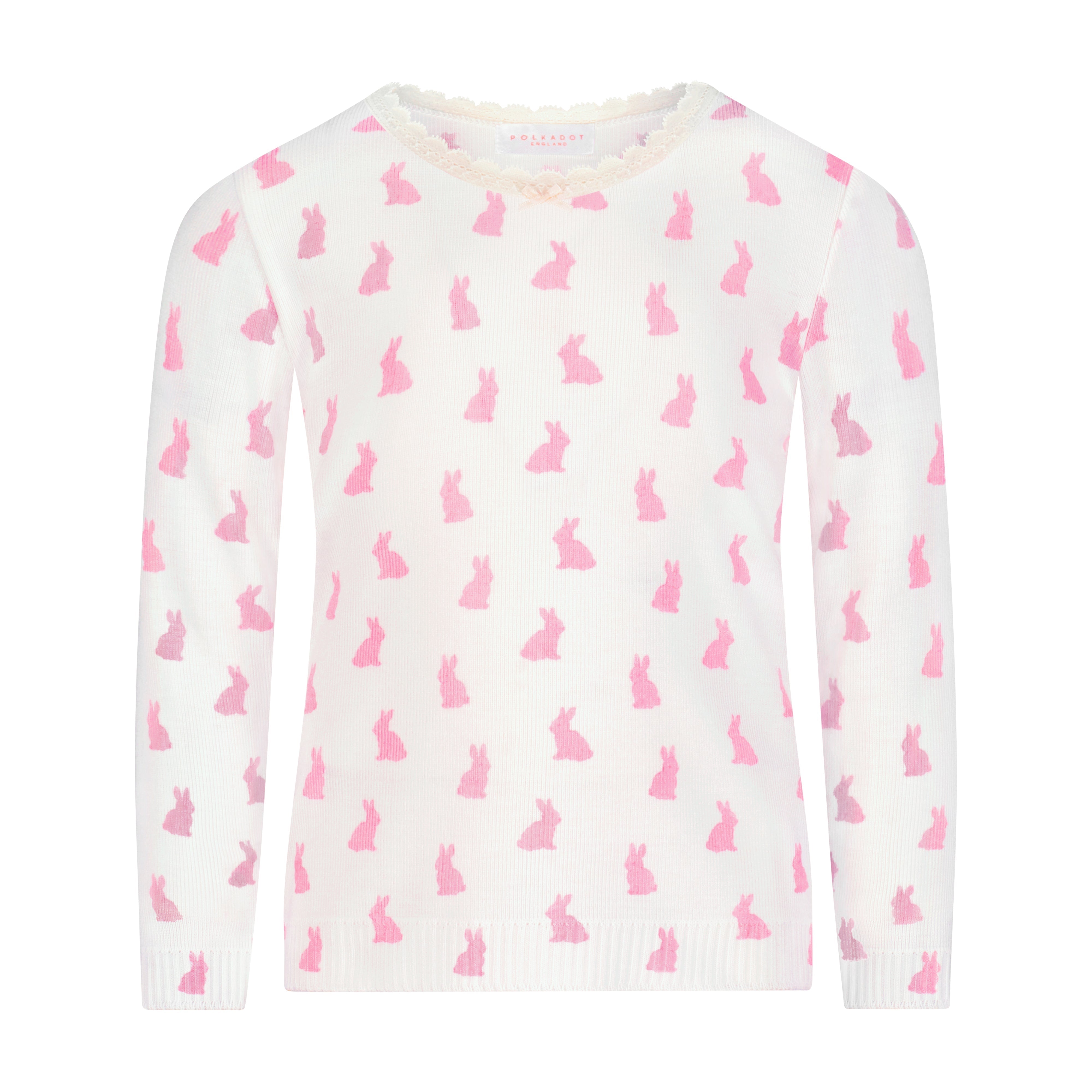 Girls Pink Bunny Print -New!