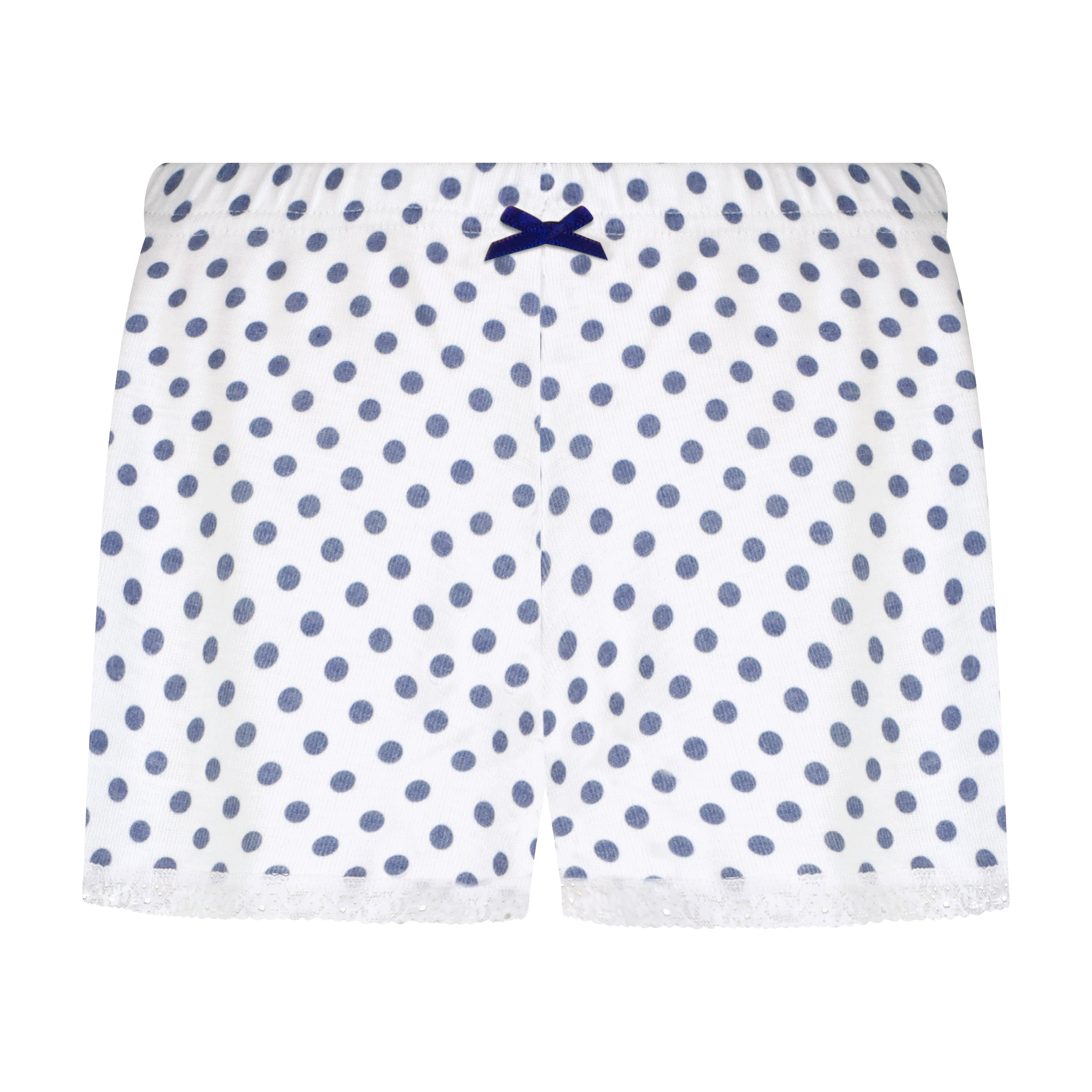 Sally Short - Navy Dot Print