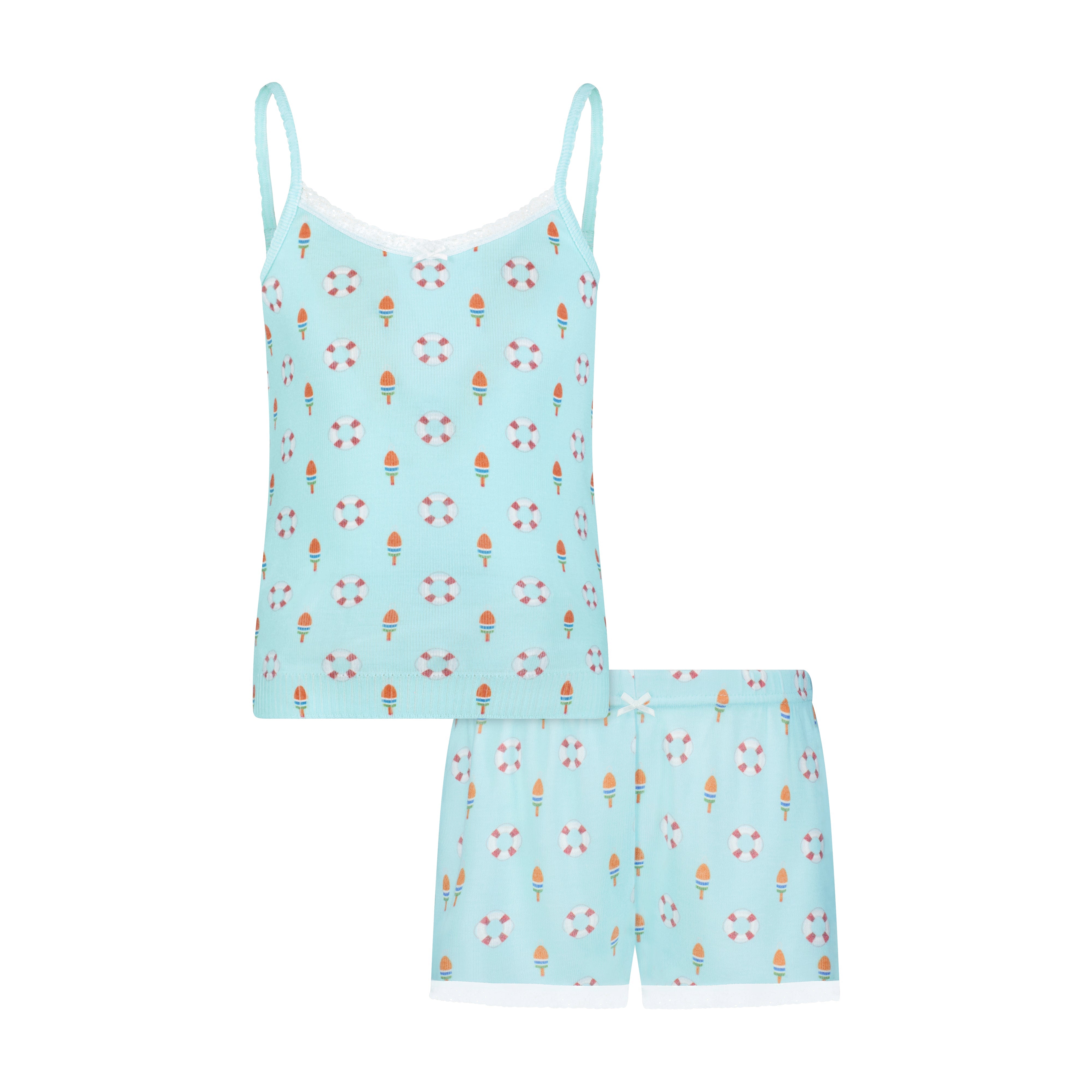 Polkadot Girls Brette Set Cami & Short - Buoy Print