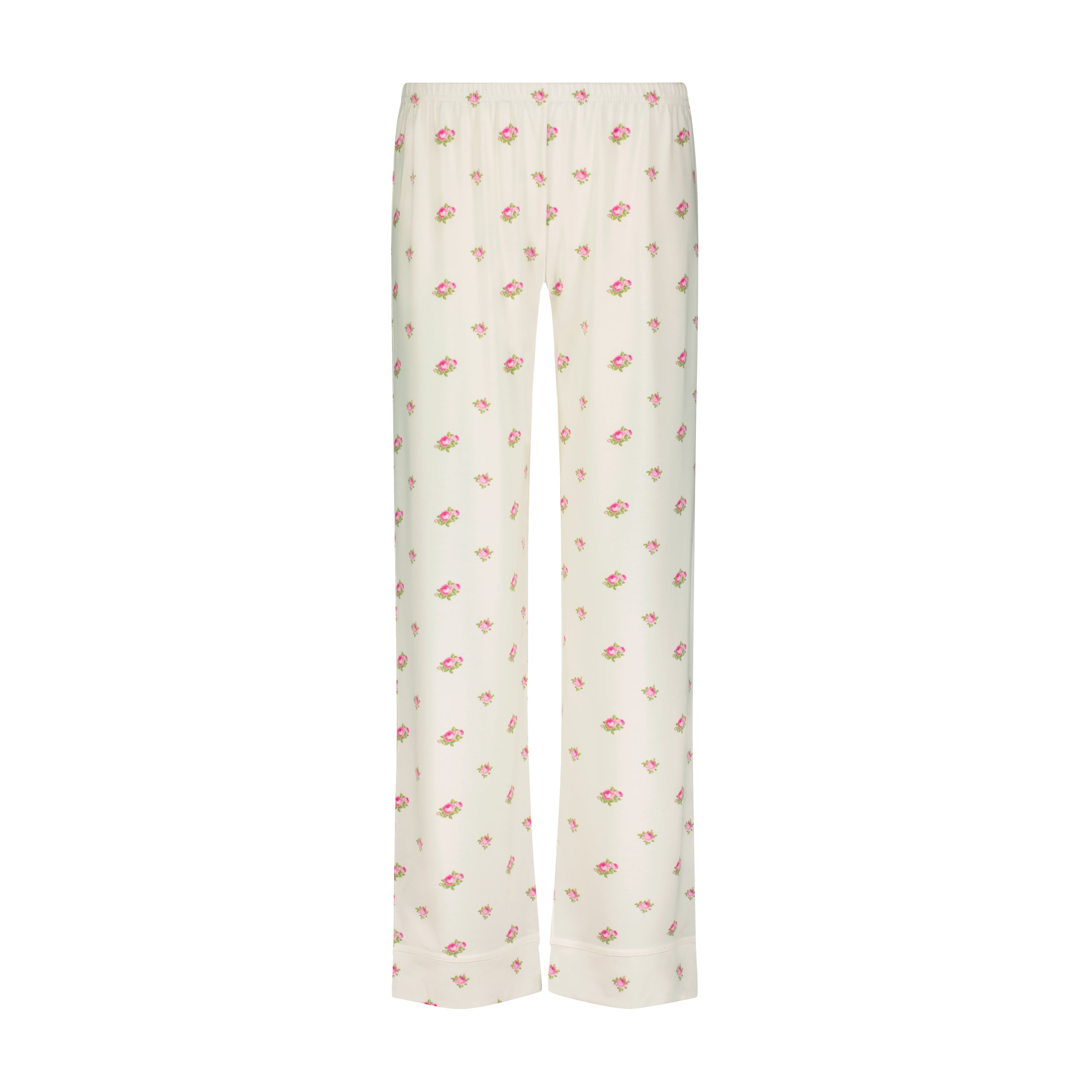 CHARLEY Pajama Set in Cream Vintage Rose Print -NEW COLOR
