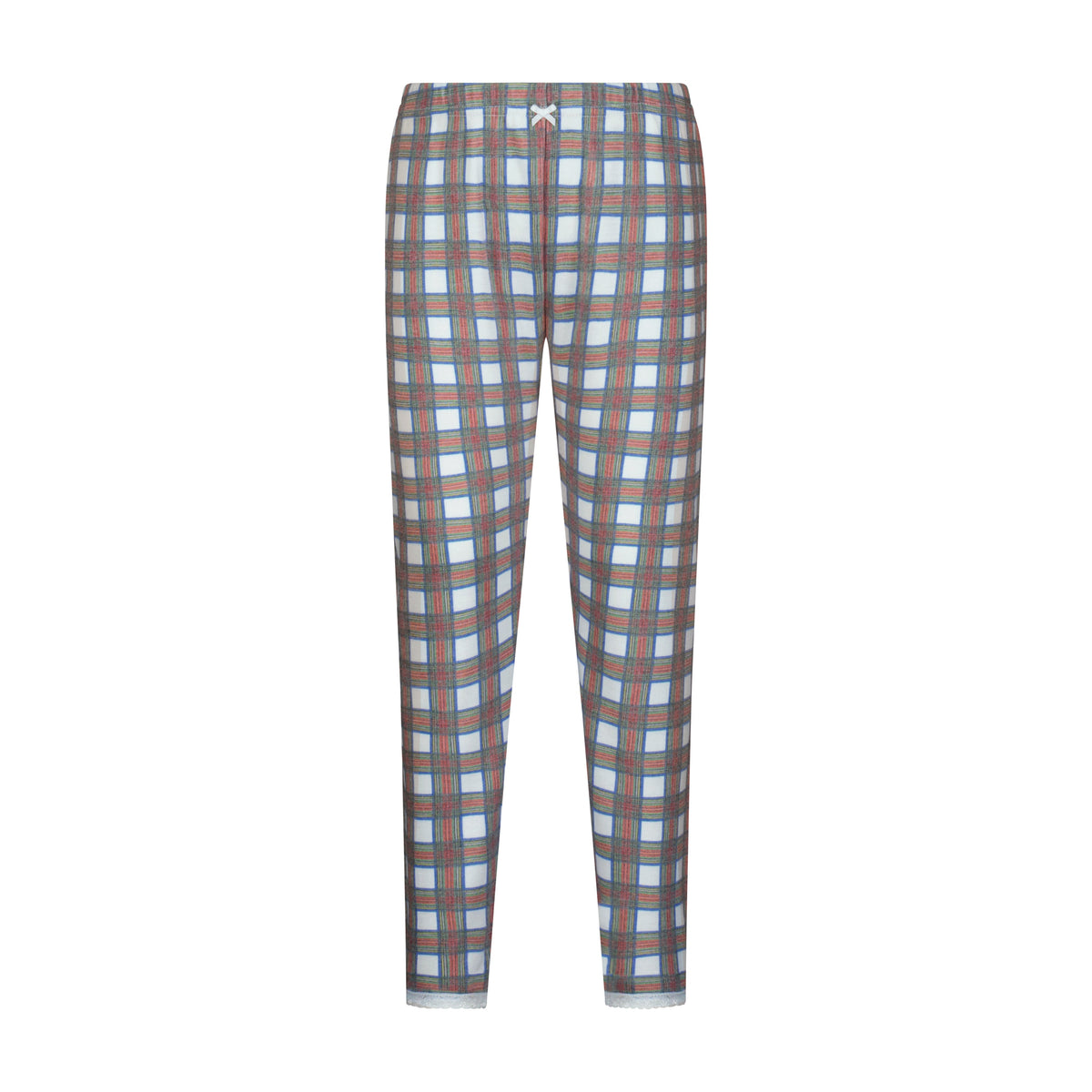 Girls Vivi Classic Long Sleeve Tee & Nina Pant Set - Vintage Tartan Print