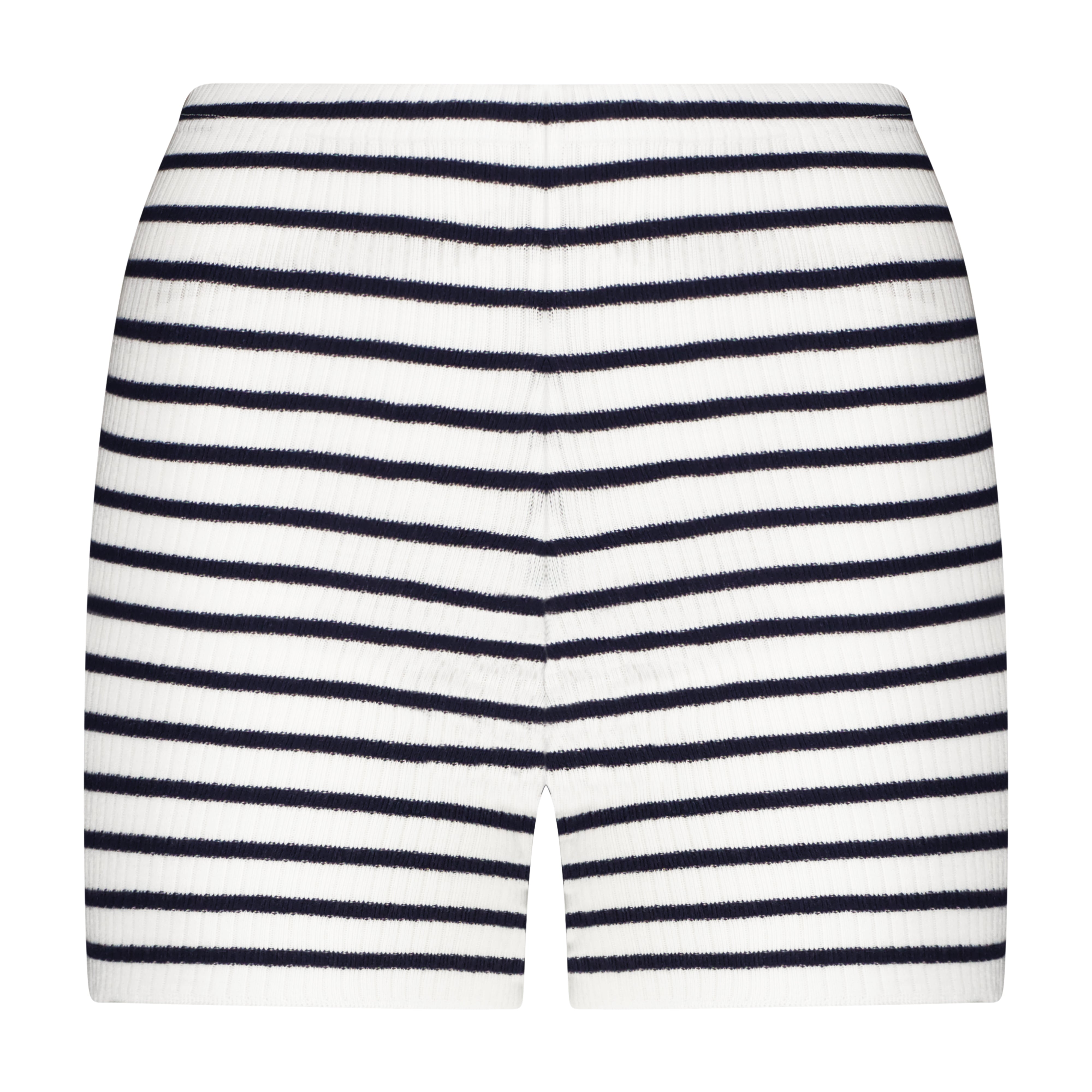 SET Scoop Cami & Long Short - Breton Rib Stripe