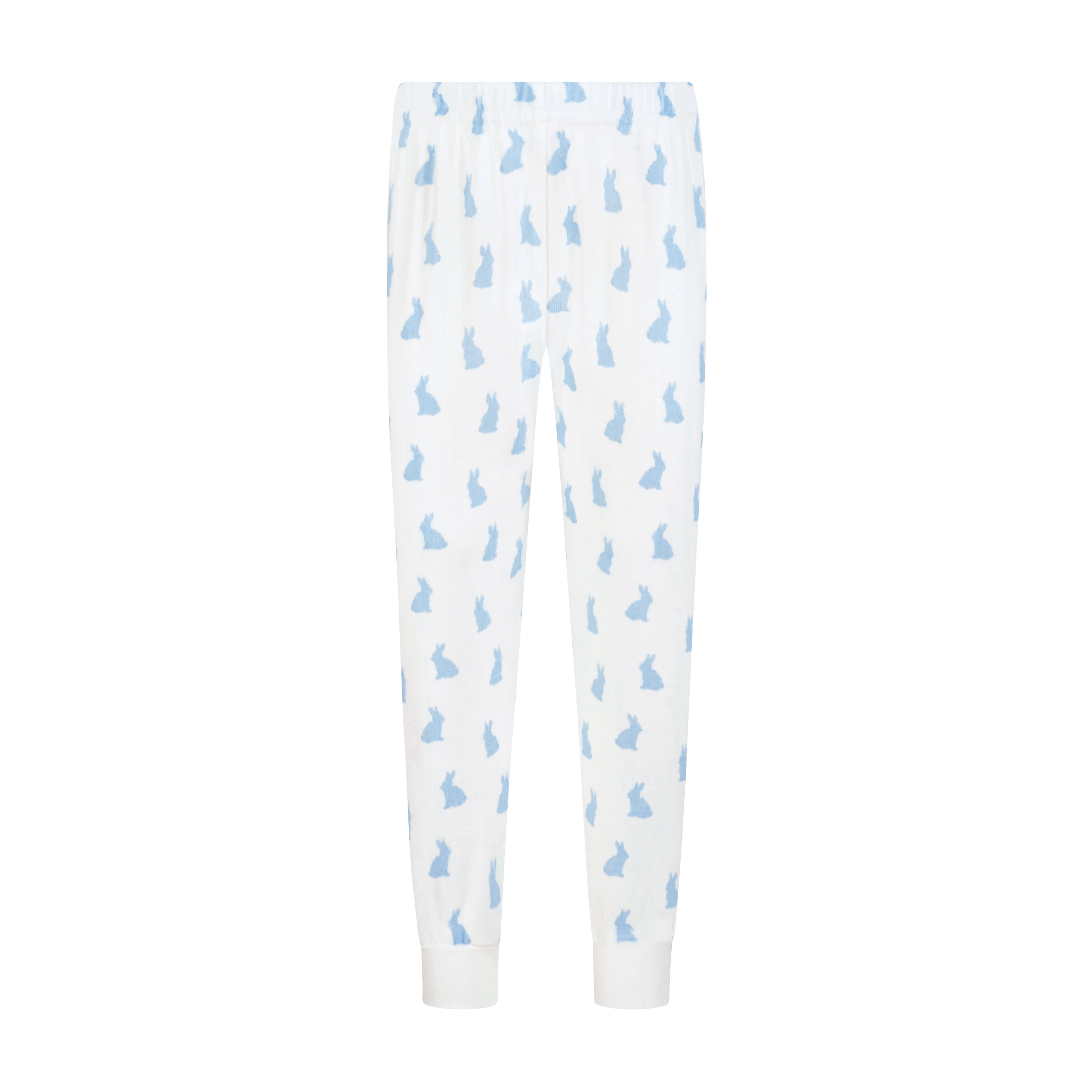 Baby Boys Classic Set Crew LS & Pant -Blue Bunny Print