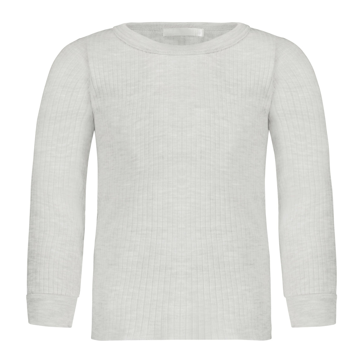Boys Henry Classic Long Sleeve Tee & Jack Cuffed Pant Set - Heather Grey Rib Knit