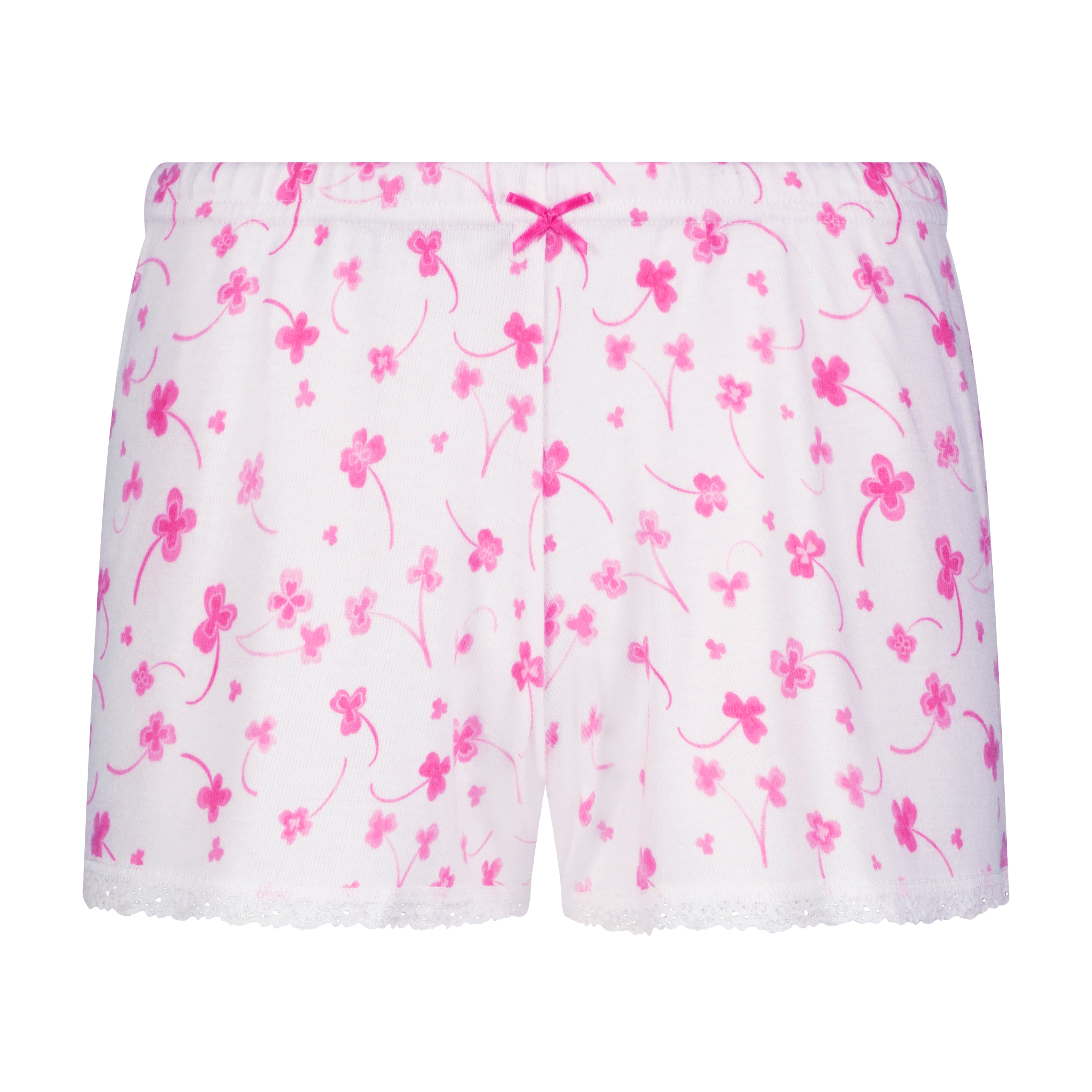PINK CLOVER Print SHORT Mid Rise