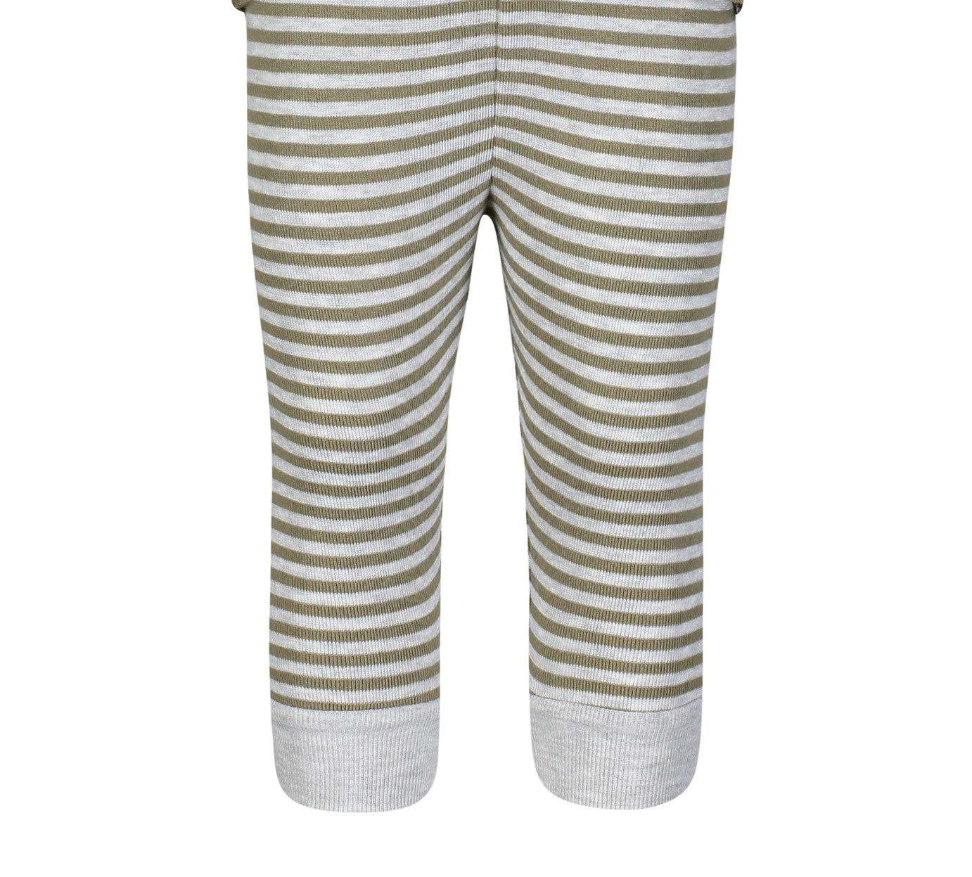 Boys & Baby Set Crew LS & Pant - Loden/Heather Grey Sailor Stripe