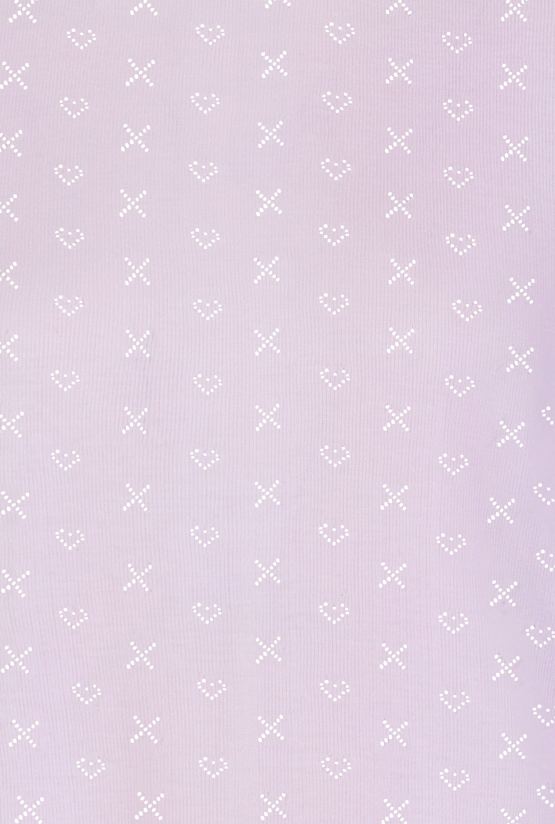 Patti Classic Fitted Cami - Lilac Hearts-X Pointelle w Pink Lace