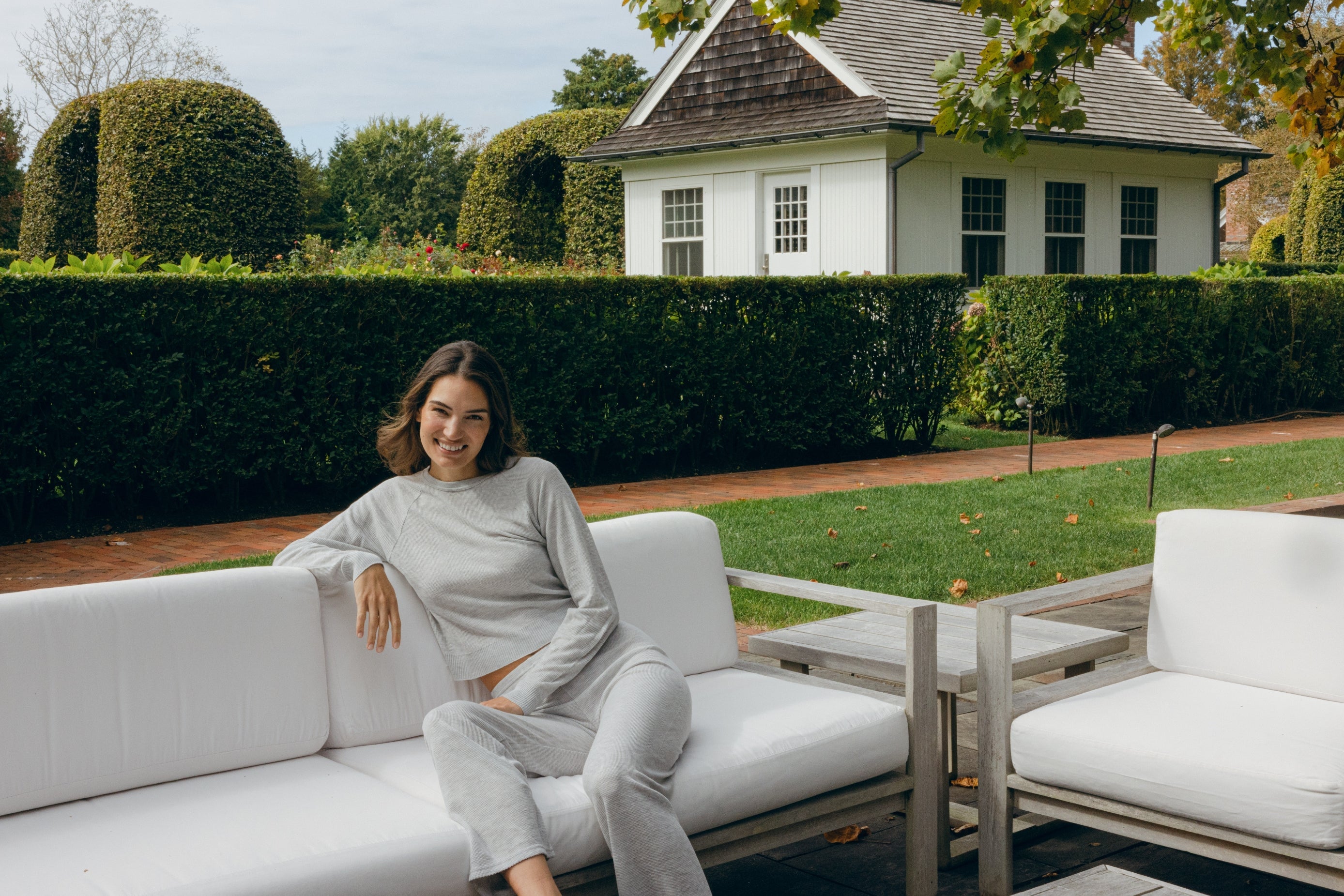 Waffle Heather Grey - Lookbook