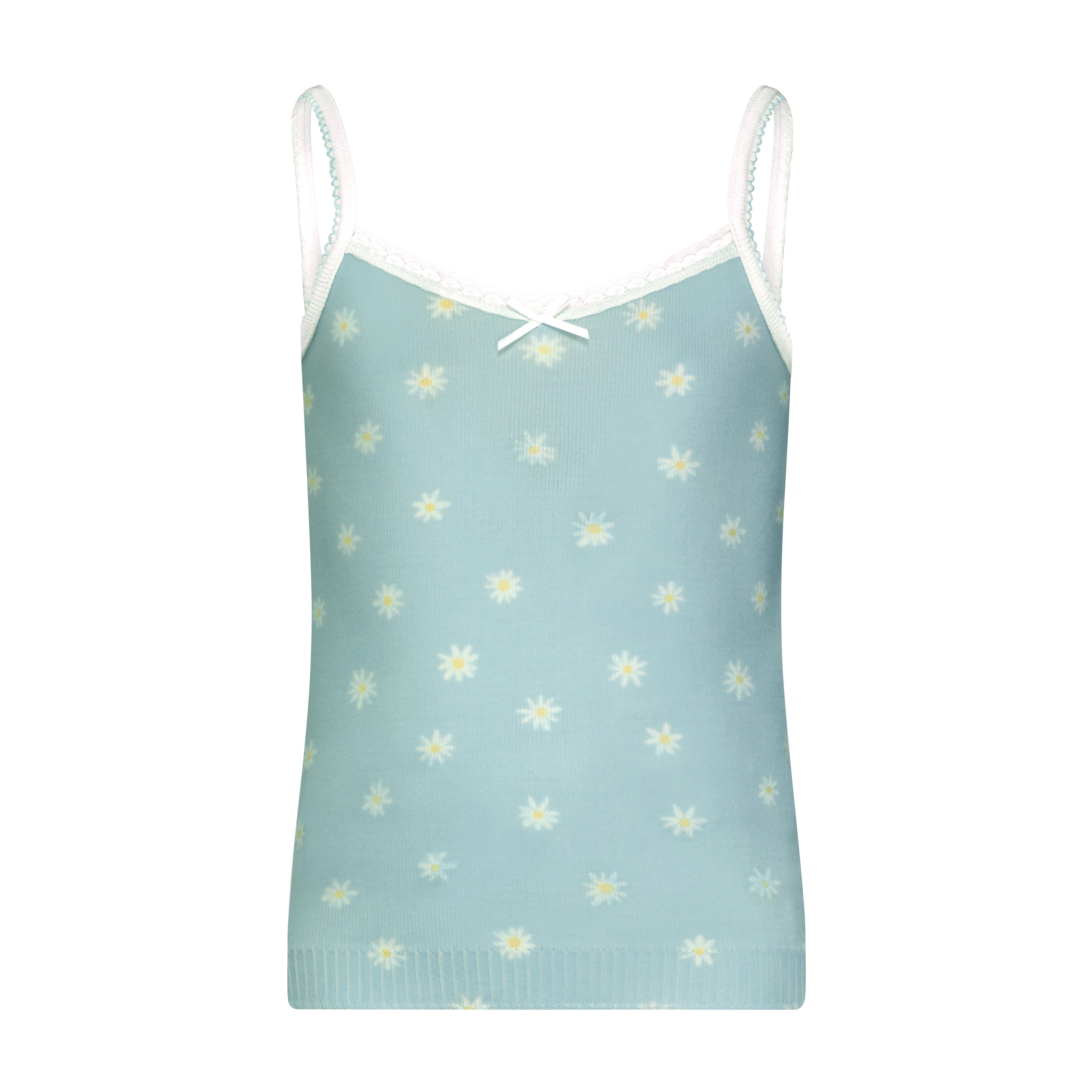 GIRLS SIMPLY DAISY Print CAMISOLE w Lace