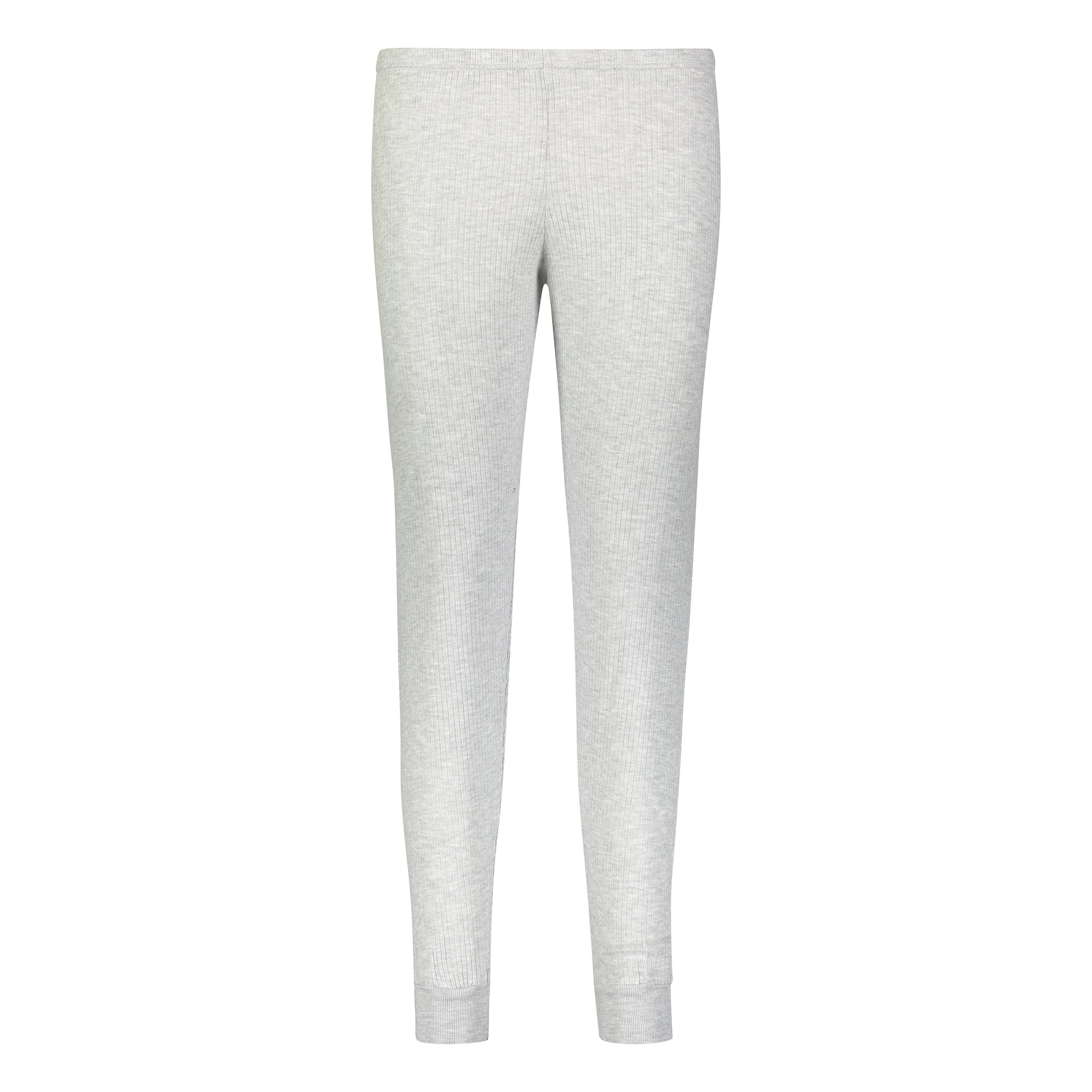 JOGGER Orig Fit MID RISE Heather Grey Solid Knit
